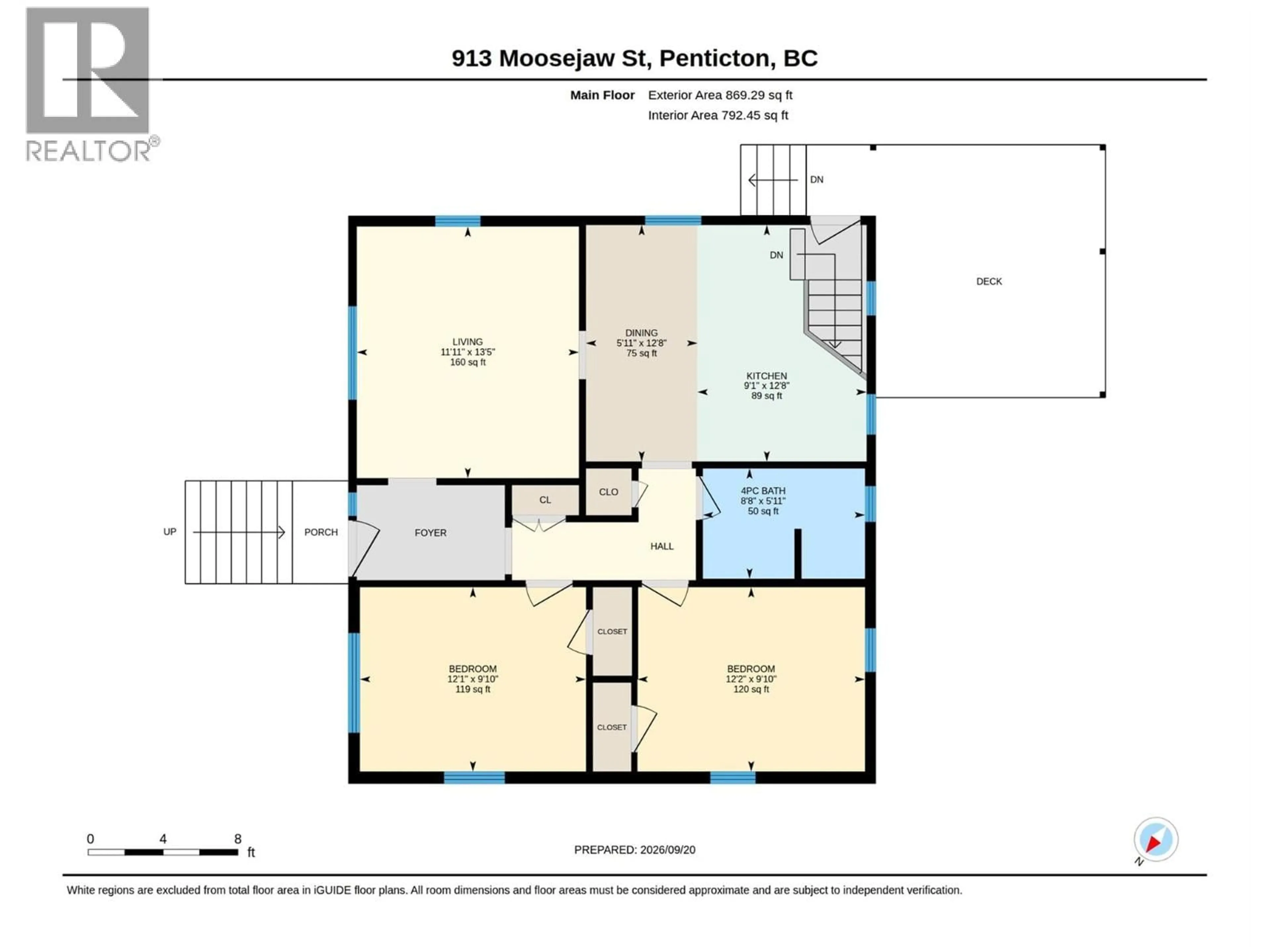 Floor plan for 913 MOOSEJAW STREET, Penticton British Columbia V2A5T5