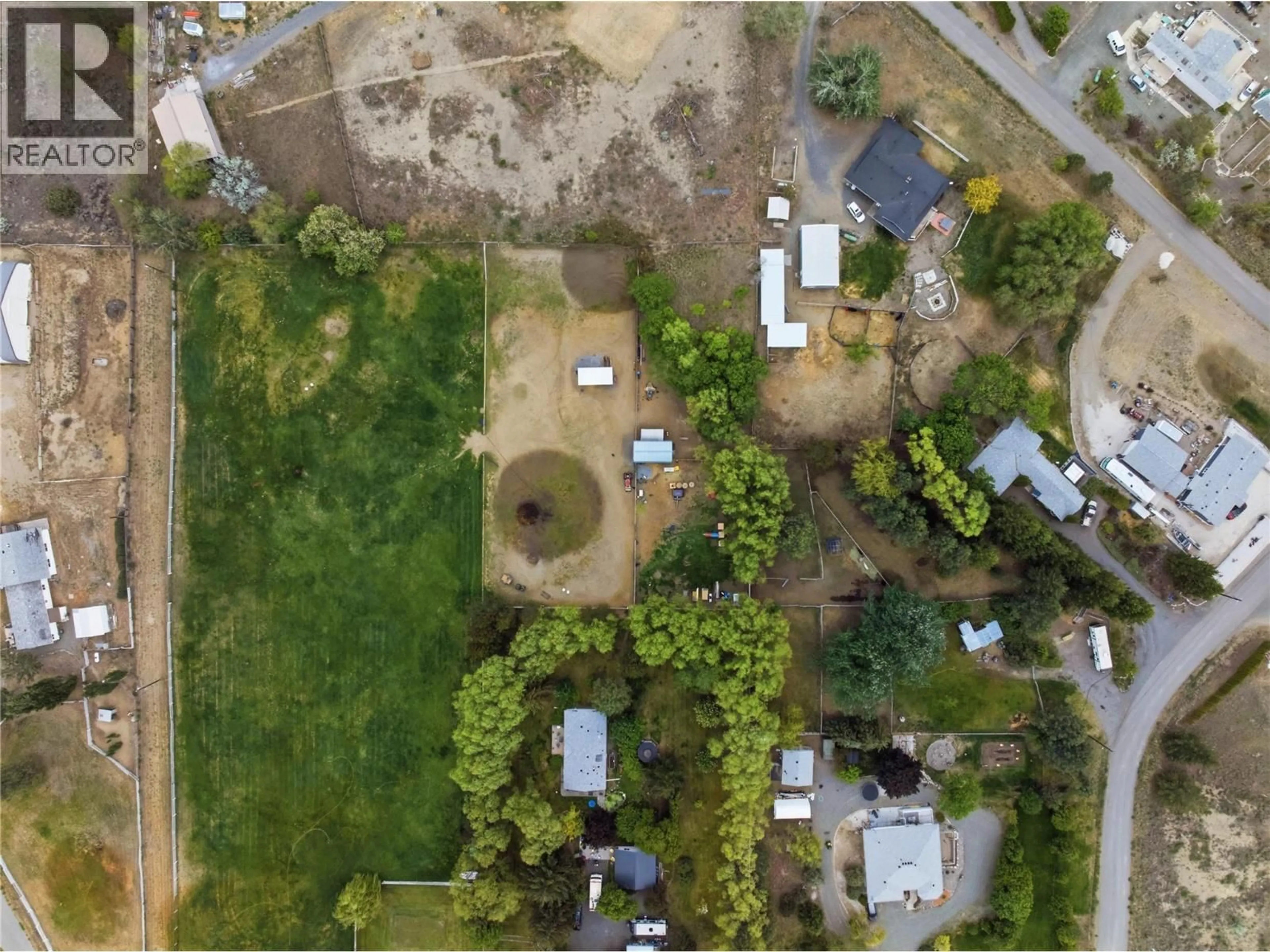 A pic from outside/outdoor area/front of a property/back of a property/a pic from drone, street for 6857 VALLEY ROAD, Kamloops British Columbia V0K2P0