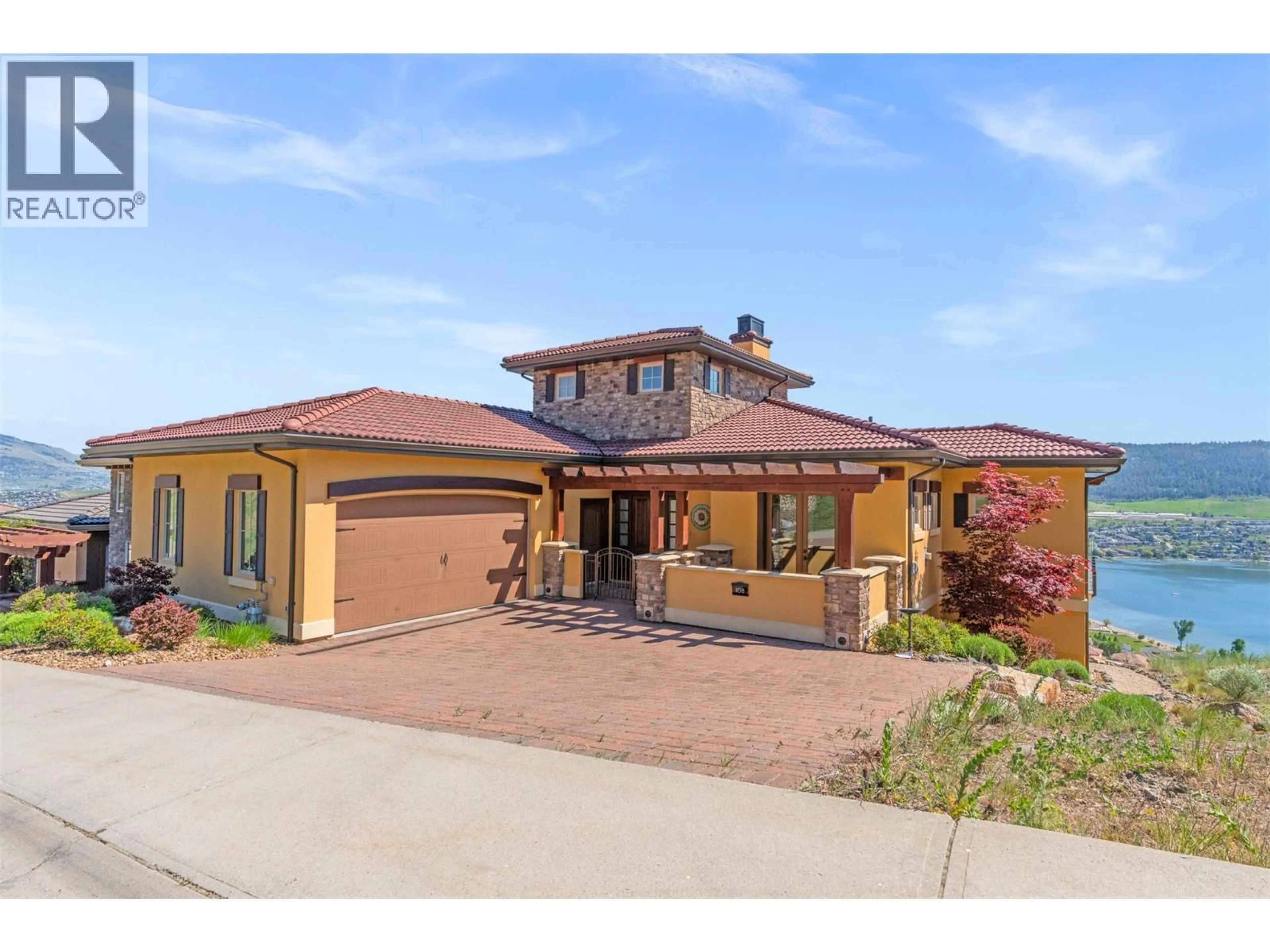 Home with brick exterior material, street for 108 VINEYARD WAY, Vernon British Columbia V1H1Z7