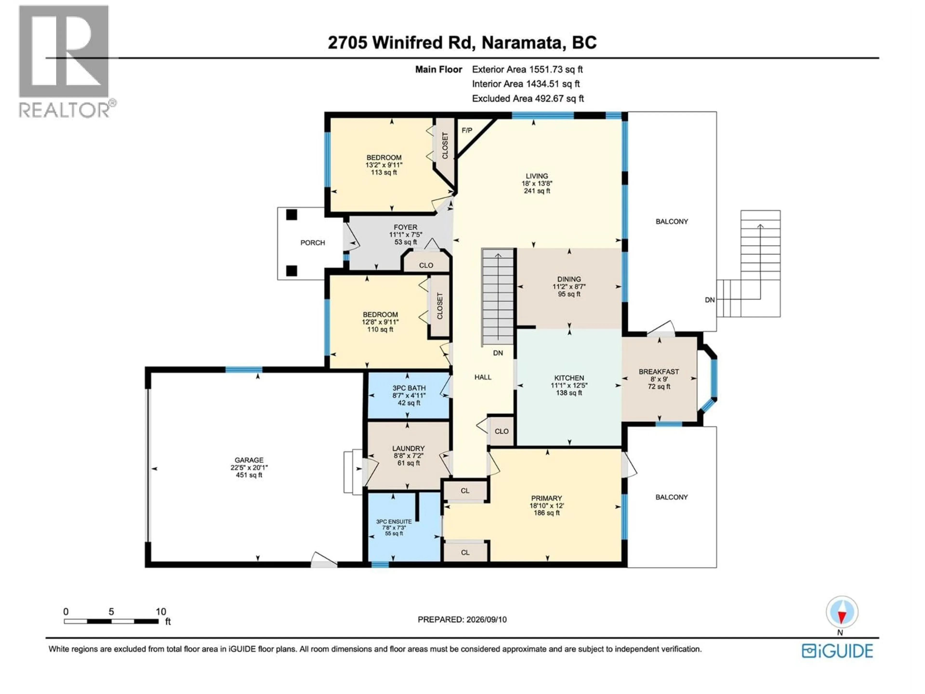 Floor plan for 2705 WINIFRED ROAD, Naramata British Columbia V0H1N1