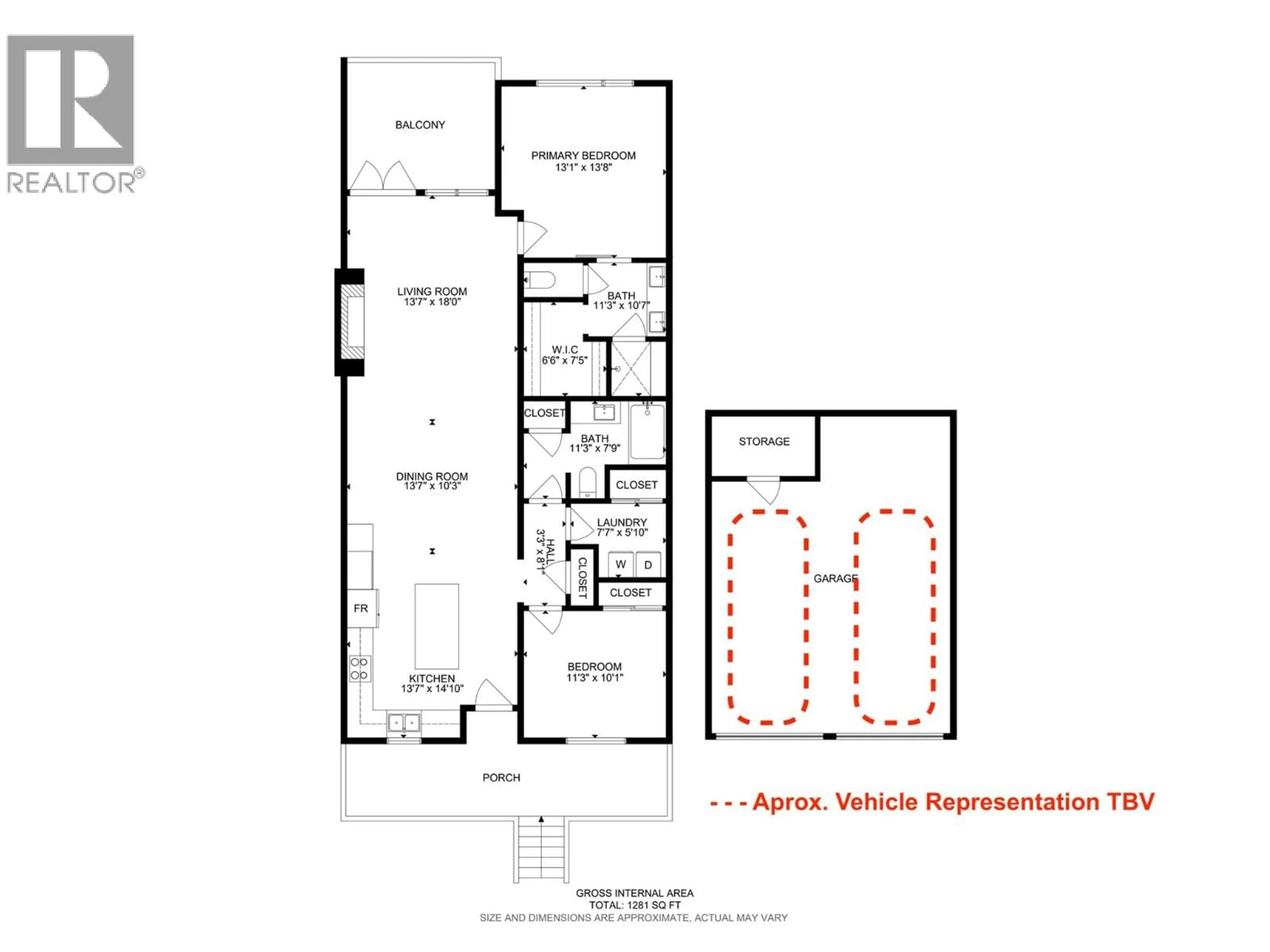 Floor plan for 14 - 9700 SANTINA ROAD, Lake Country British Columbia V4V0B1