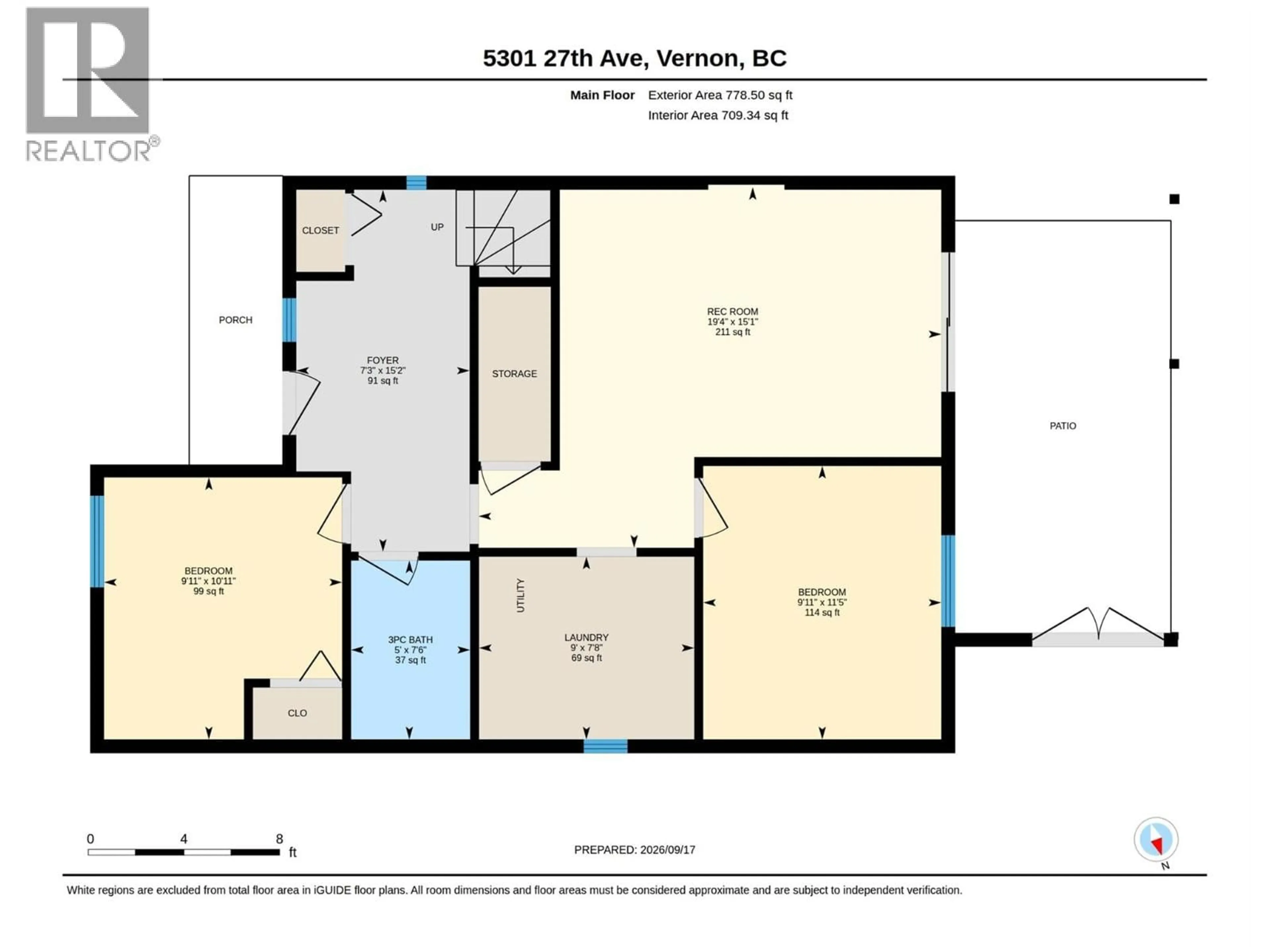 Floor plan for 5301 27 AVENUE, Vernon British Columbia V1T6L2
