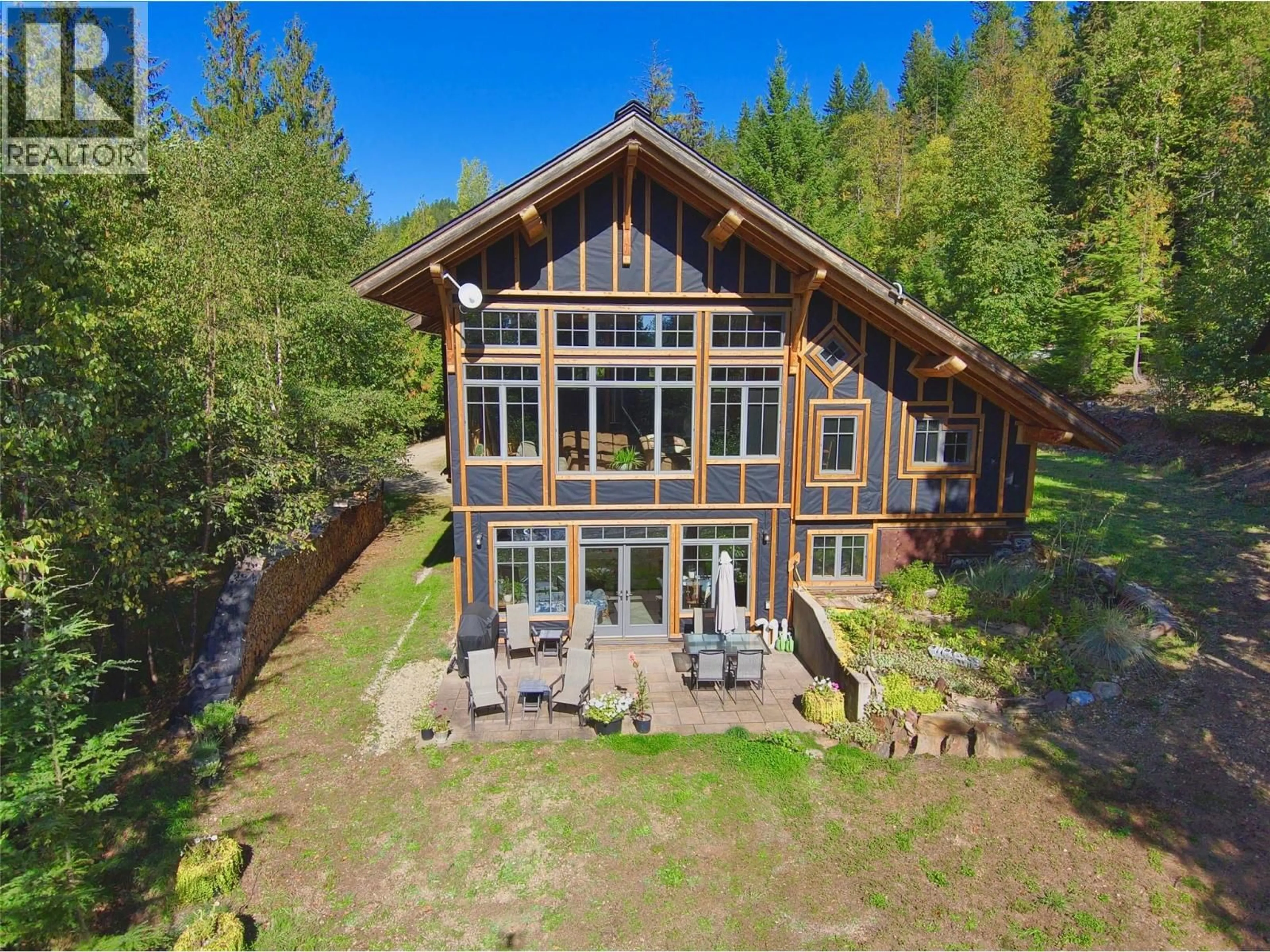 A pic from outside/outdoor area/front of a property/back of a property/a pic from drone, unknown for 282 DUNCAN DAM SITE HAUL ROAD, Meadow Creek British Columbia V0G1N0