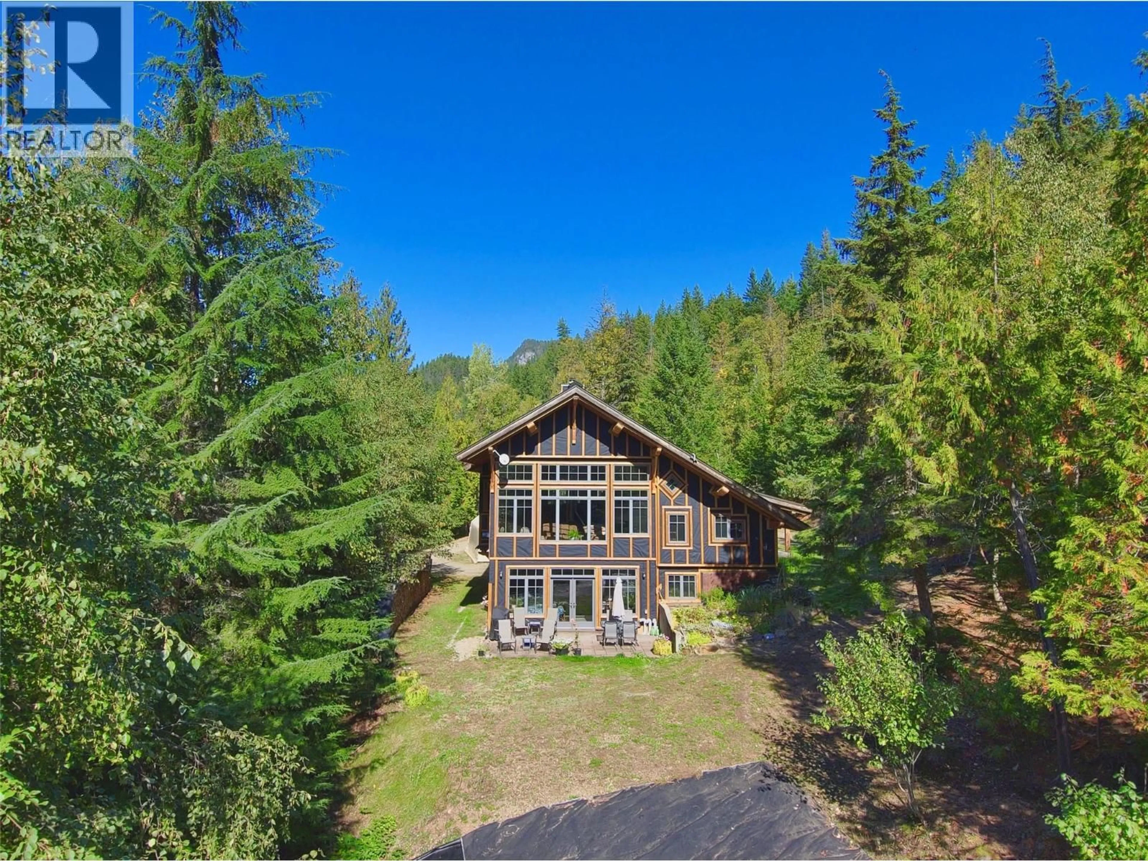 A pic from outside/outdoor area/front of a property/back of a property/a pic from drone, unknown for 282 DUNCAN DAM SITE HAUL ROAD, Meadow Creek British Columbia V0G1N0