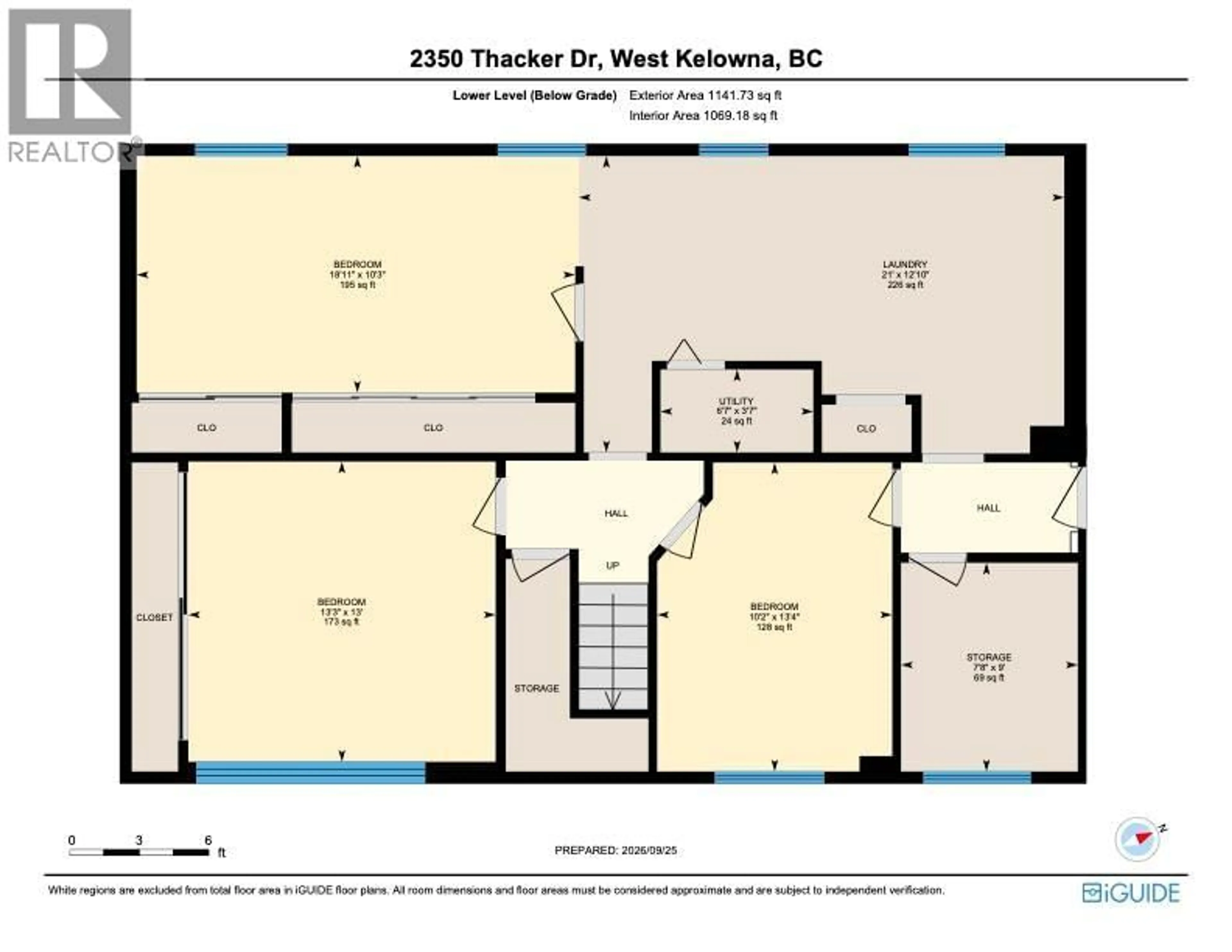 Floor plan for 2350 THACKER DRIVE, West Kelowna British Columbia V1Z1V8