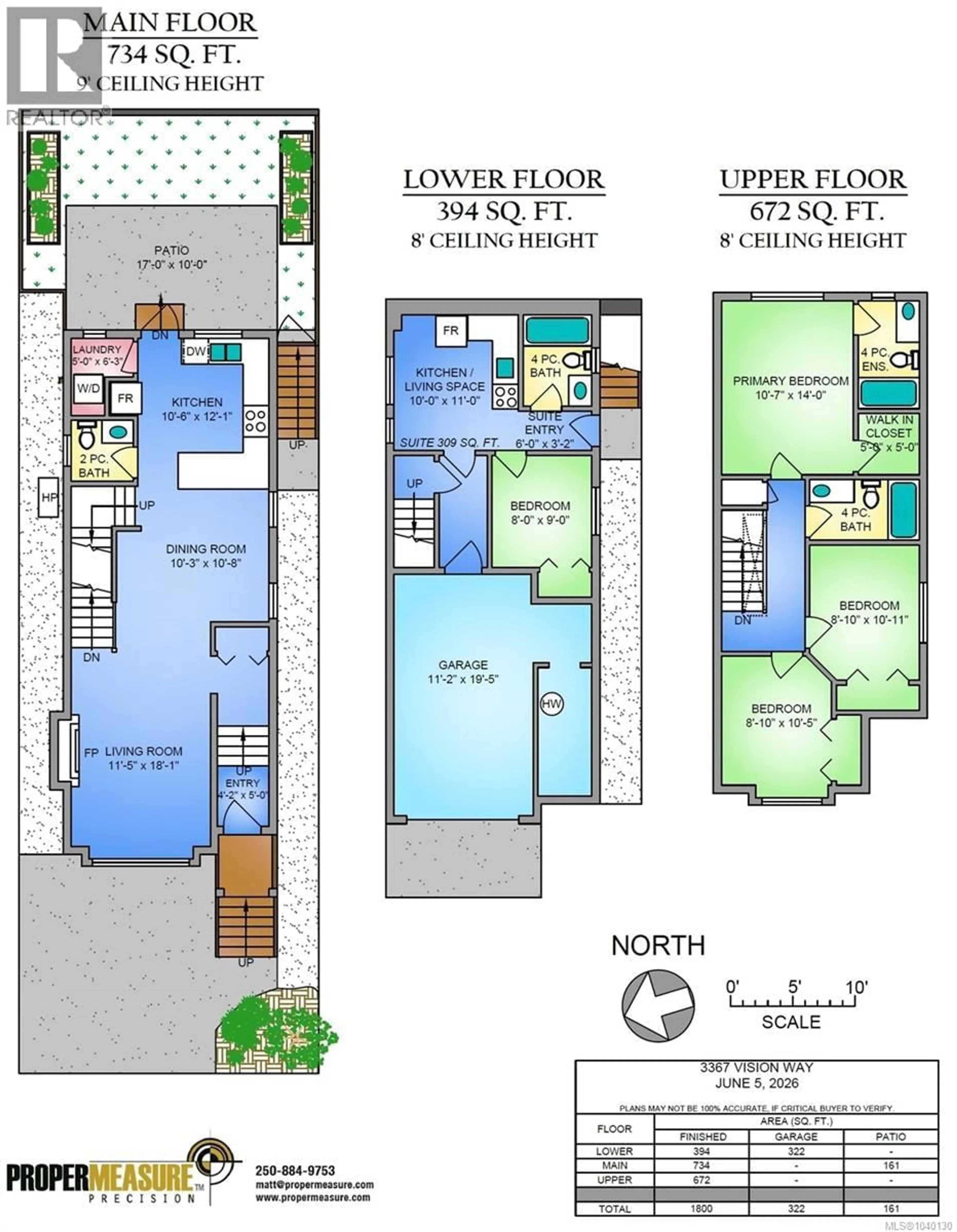 Floor plan for 3367 VISION WAY, Langford British Columbia V9C0E4
