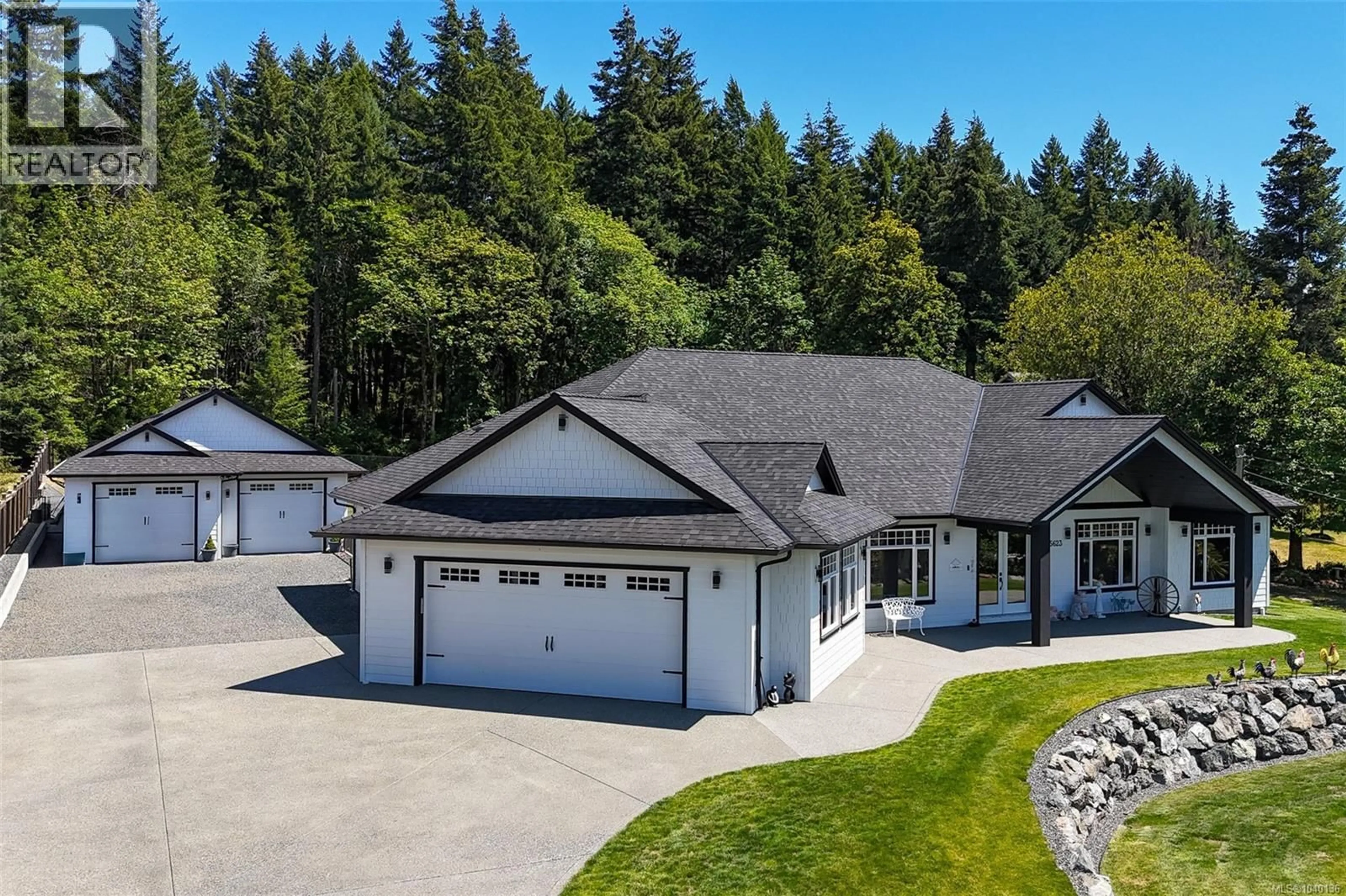 A pic from outside/outdoor area/front of a property/back of a property/a pic from drone, unknown for 5623 ARVAY ROAD, Port Alberni British Columbia V9Y8H4