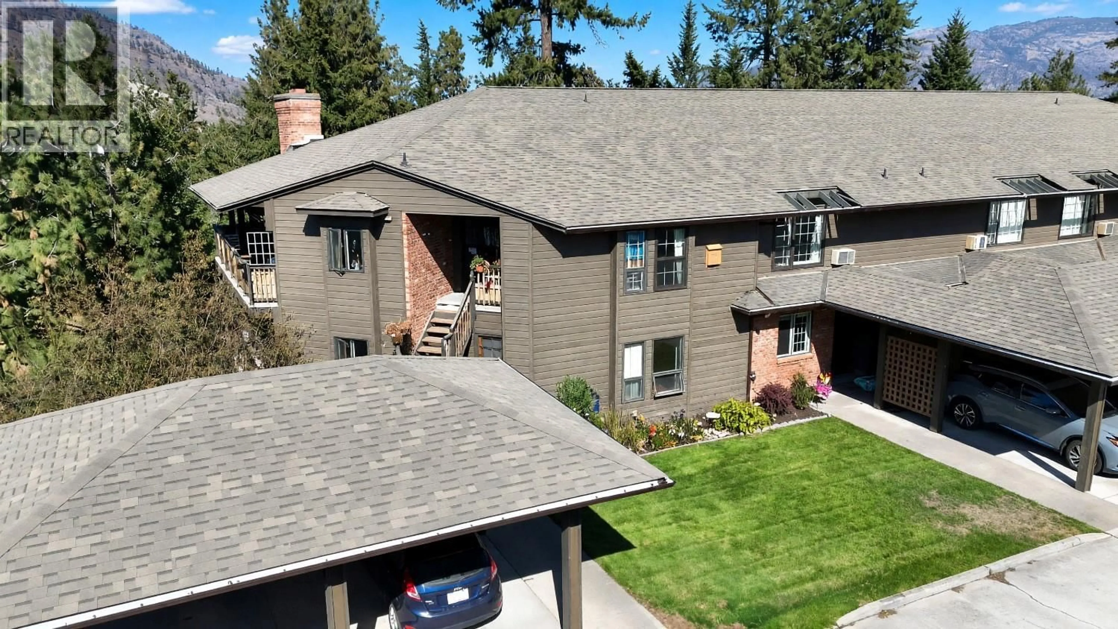 A pic from outside/outdoor area/front of a property/back of a property/a pic from drone, unknown for 5 - 144 SUMAC RIDGE DRIVE, Summerland British Columbia V0H1Z6