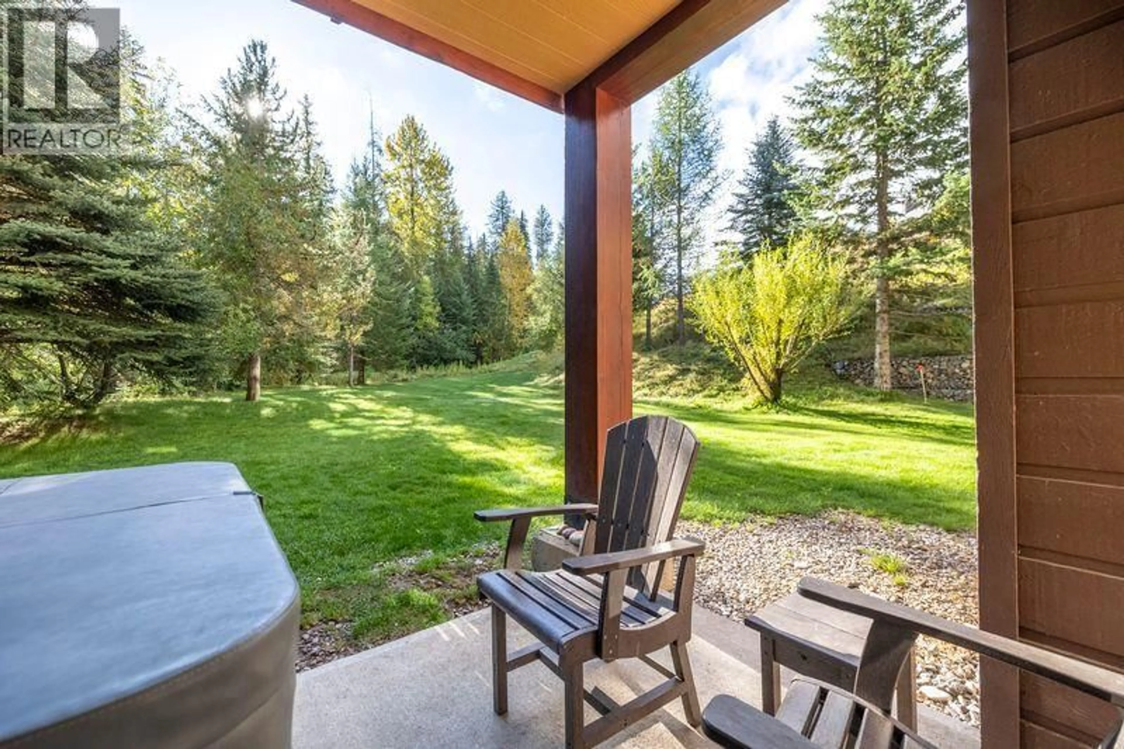 Patio, forest/trees view for 611B - 4559 TIMBERLINE CRESCENT, Fernie British Columbia V0B1M6