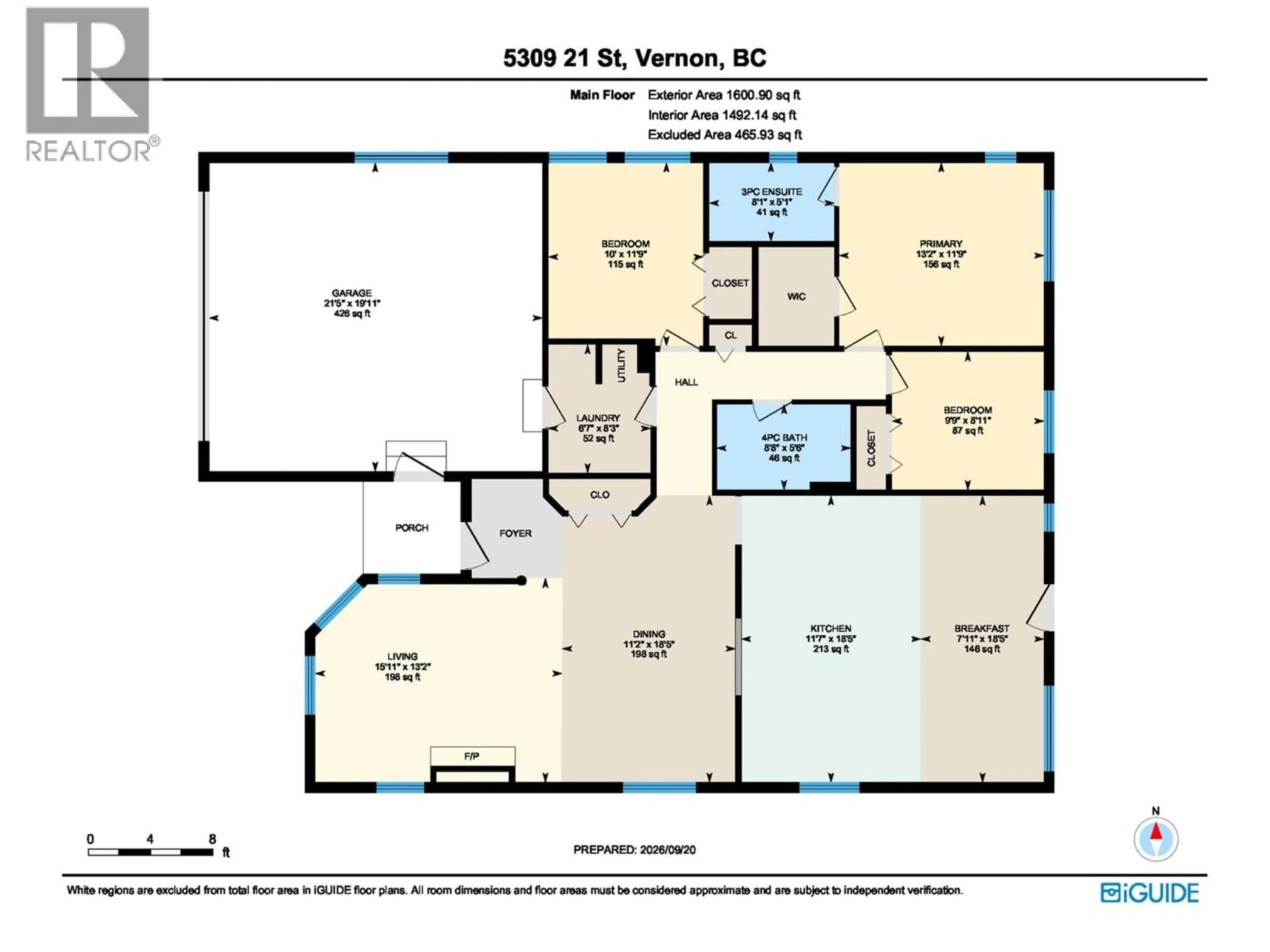 Floor plan for 5309 21 STREET, Vernon British Columbia V1T9N2