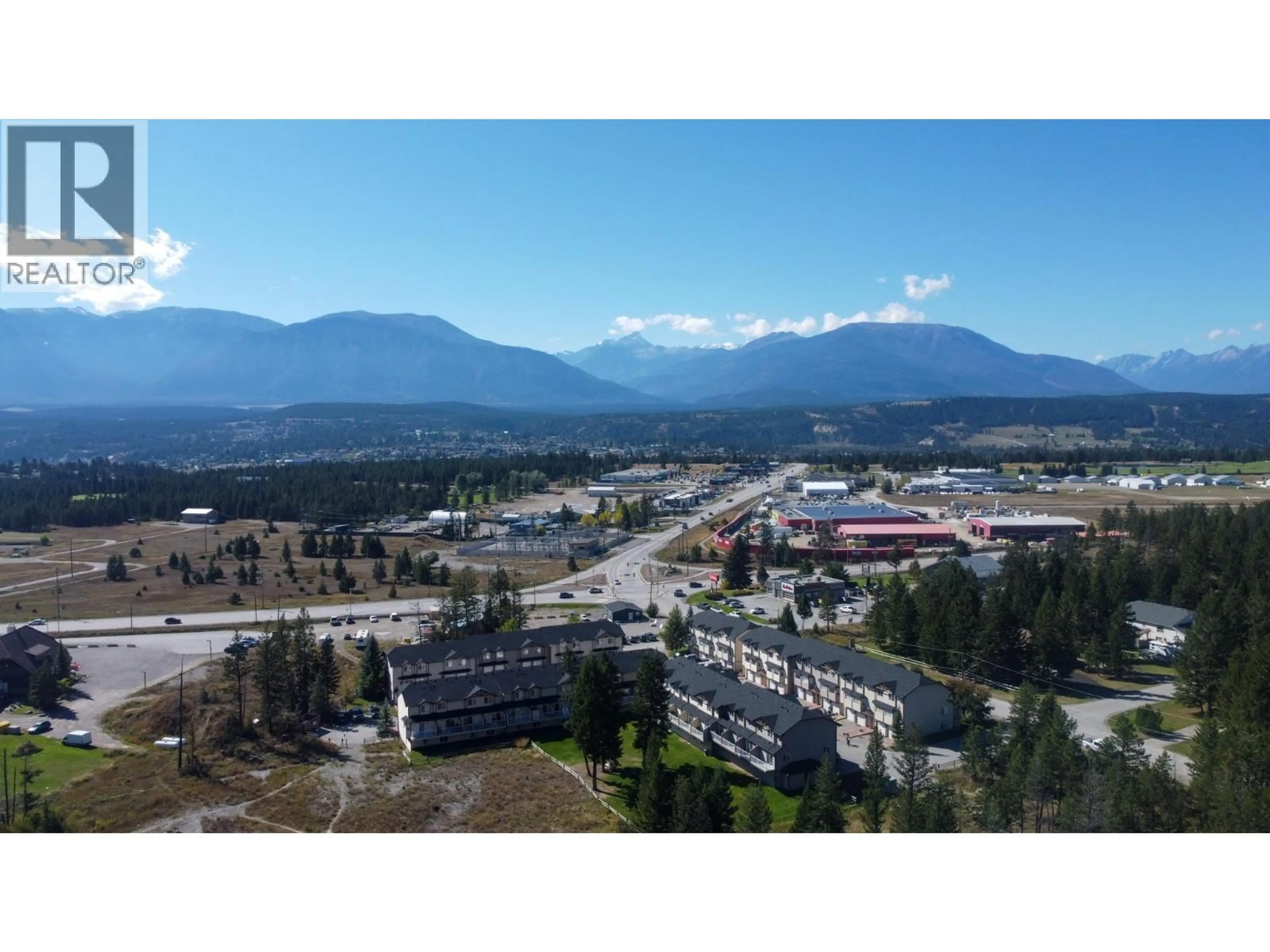 A pic from outside/outdoor area/front of a property/back of a property/a pic from drone, mountain view for 504 - 200 BLACK FOREST TRAIL, Invermere British Columbia V0A1K2