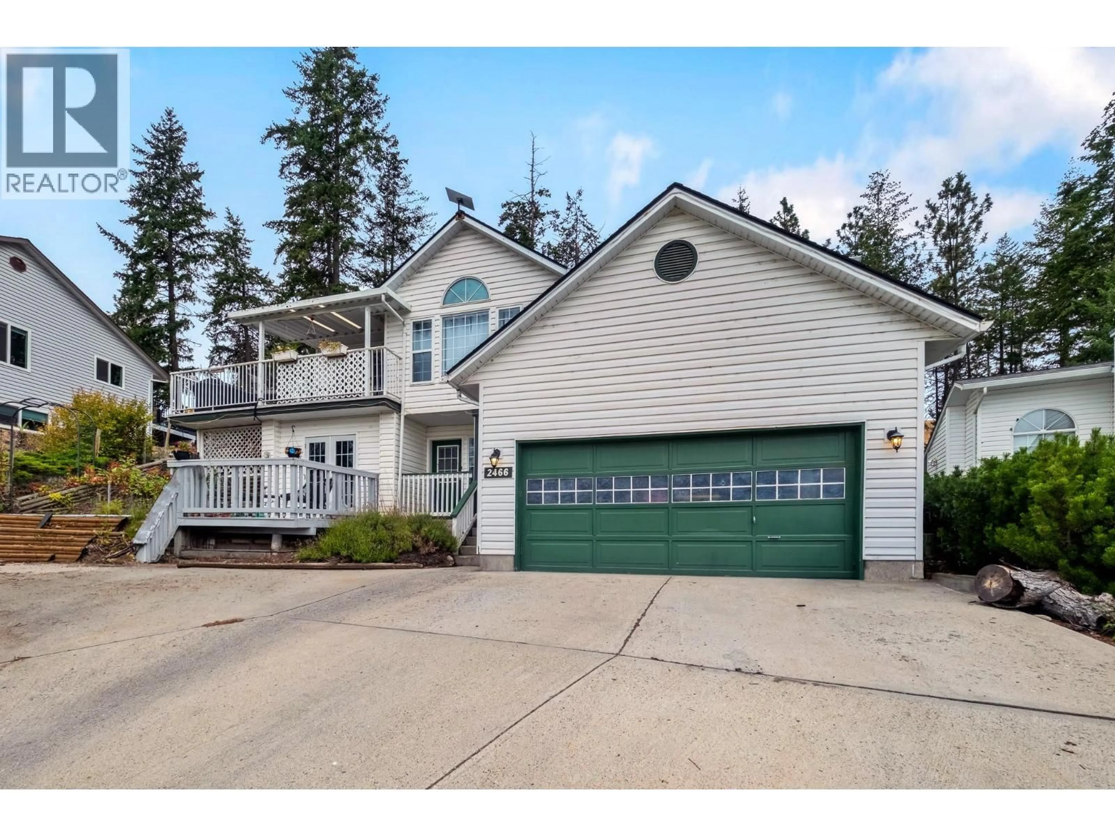 Home with vinyl exterior material, street for 2466 ALEXANDRIA WAY, West Kelowna British Columbia V4T1T6