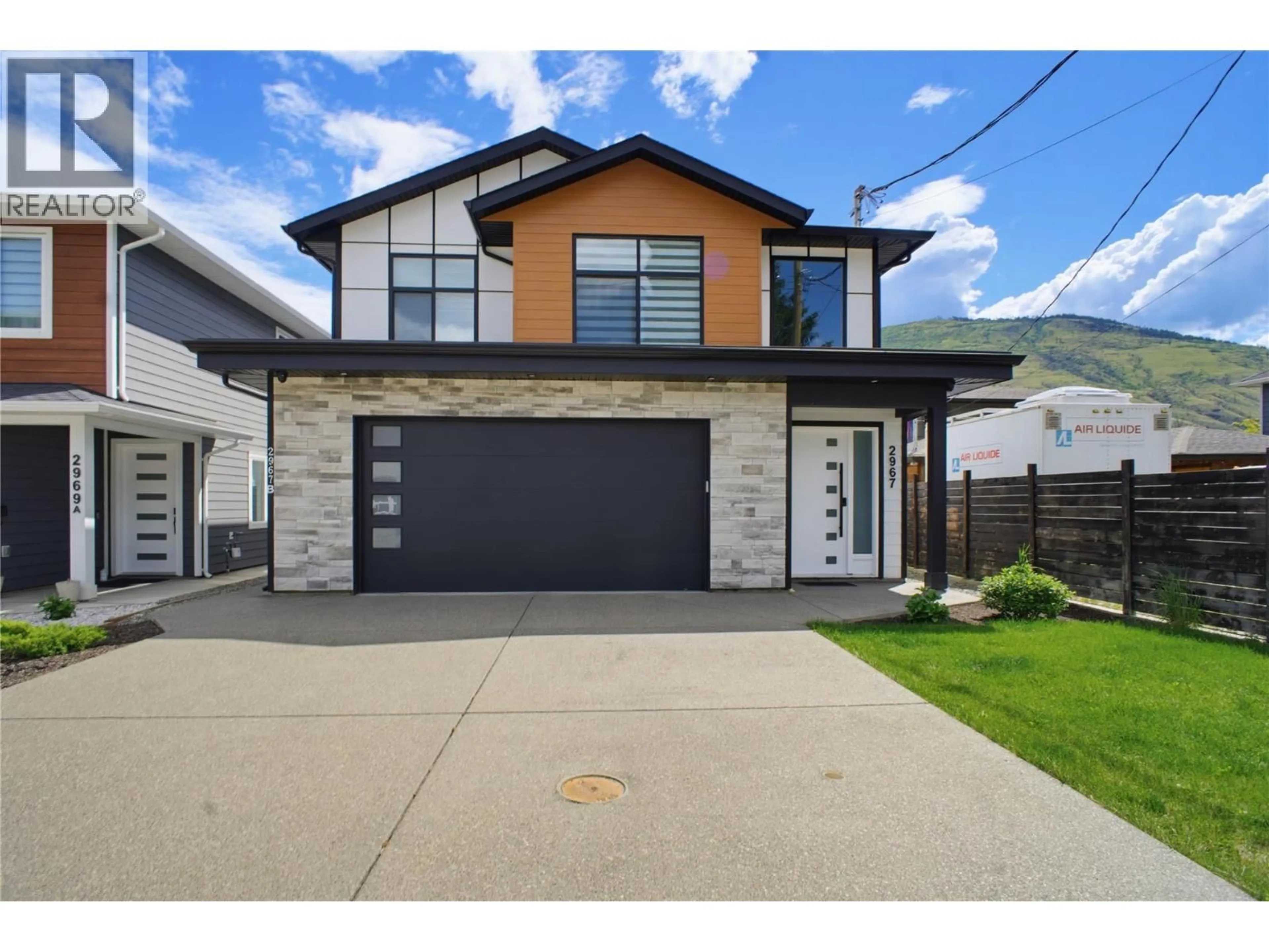 Home with brick exterior material, street for 2967 GILBERT ROAD, Kamloops British Columbia V2B7A9