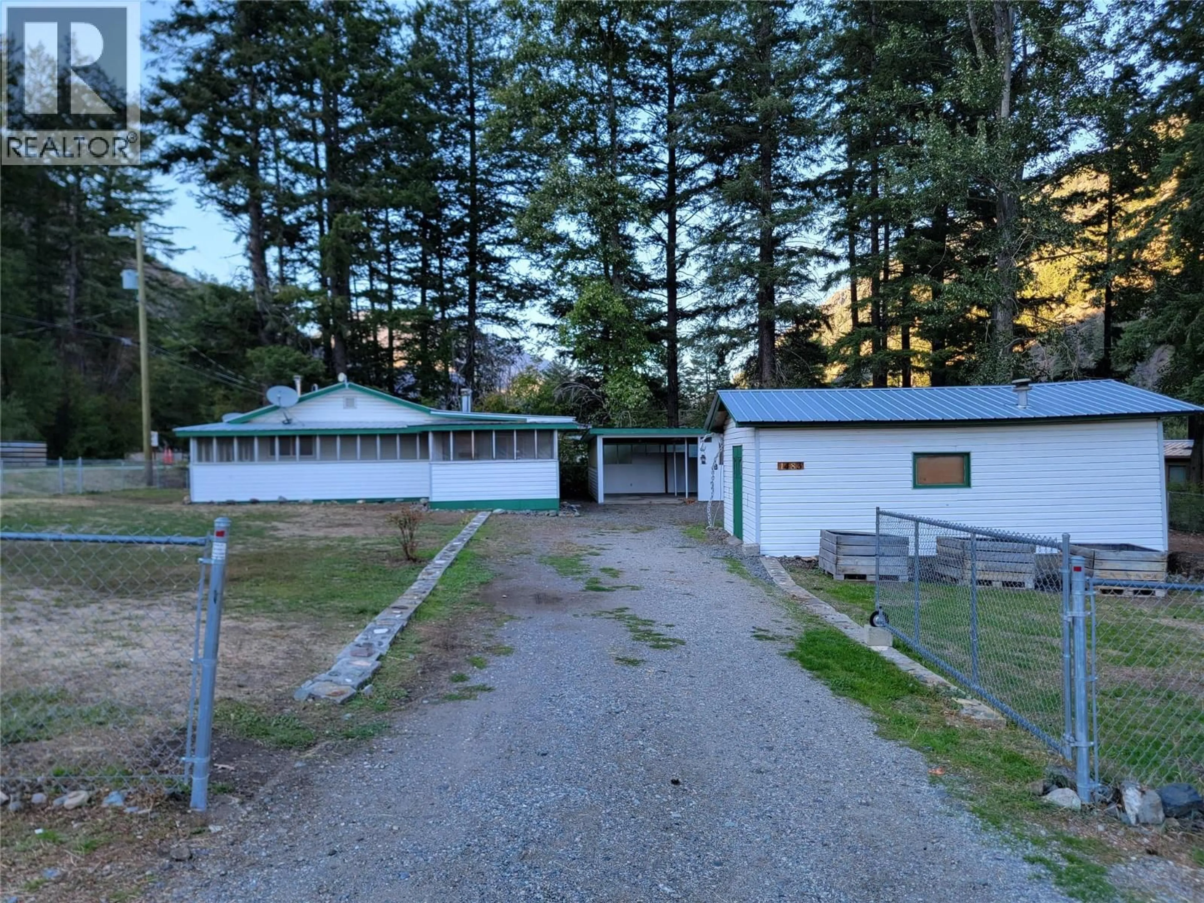 A pic from outside/outdoor area/front of a property/back of a property/a pic from drone, unknown for 1483 MAIN STREET, Olalla British Columbia V0X1N6