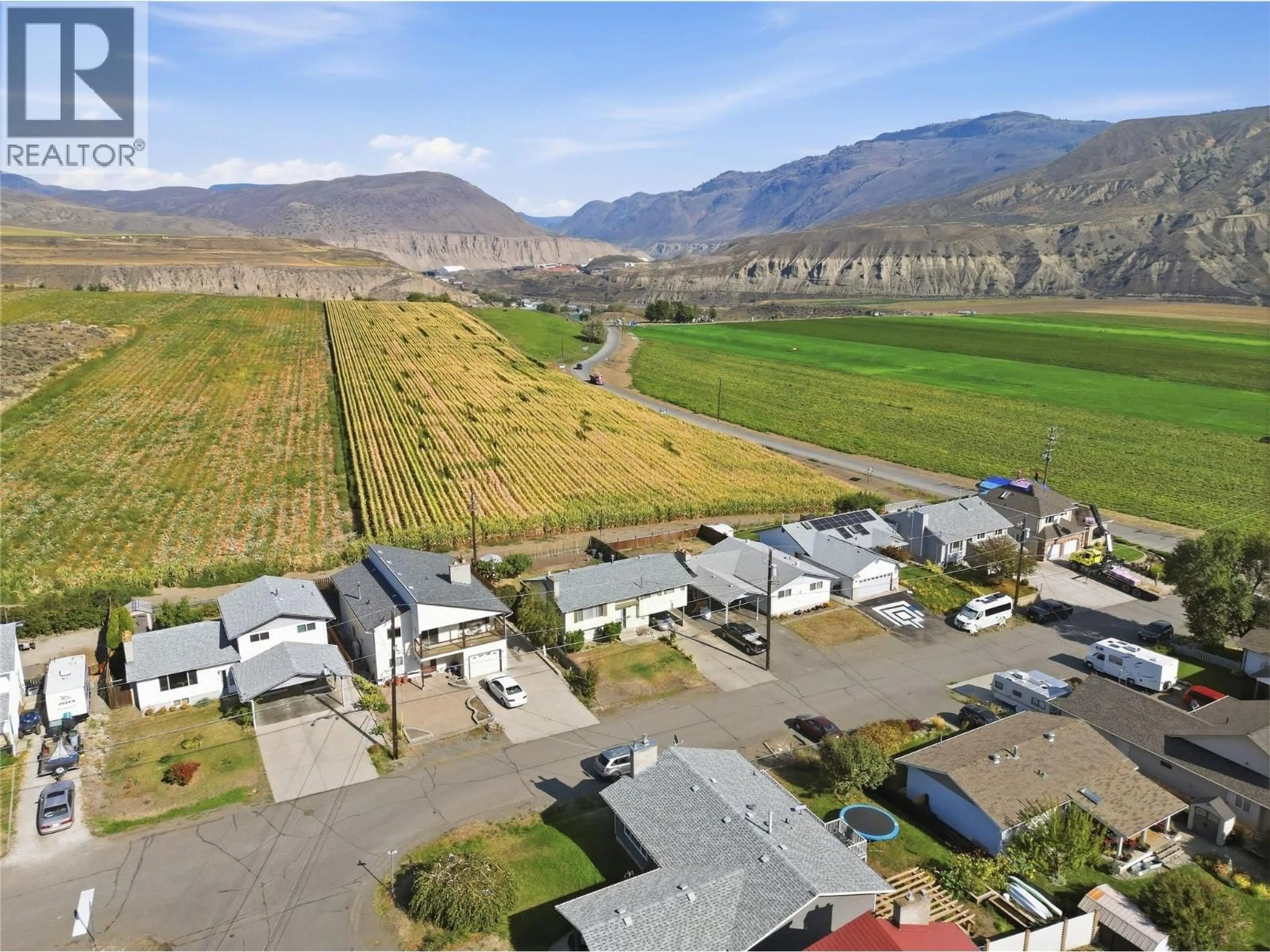 A pic from outside/outdoor area/front of a property/back of a property/a pic from drone, mountain view for 1420 BATTEL AVENUE, Ashcroft British Columbia V0K1A0