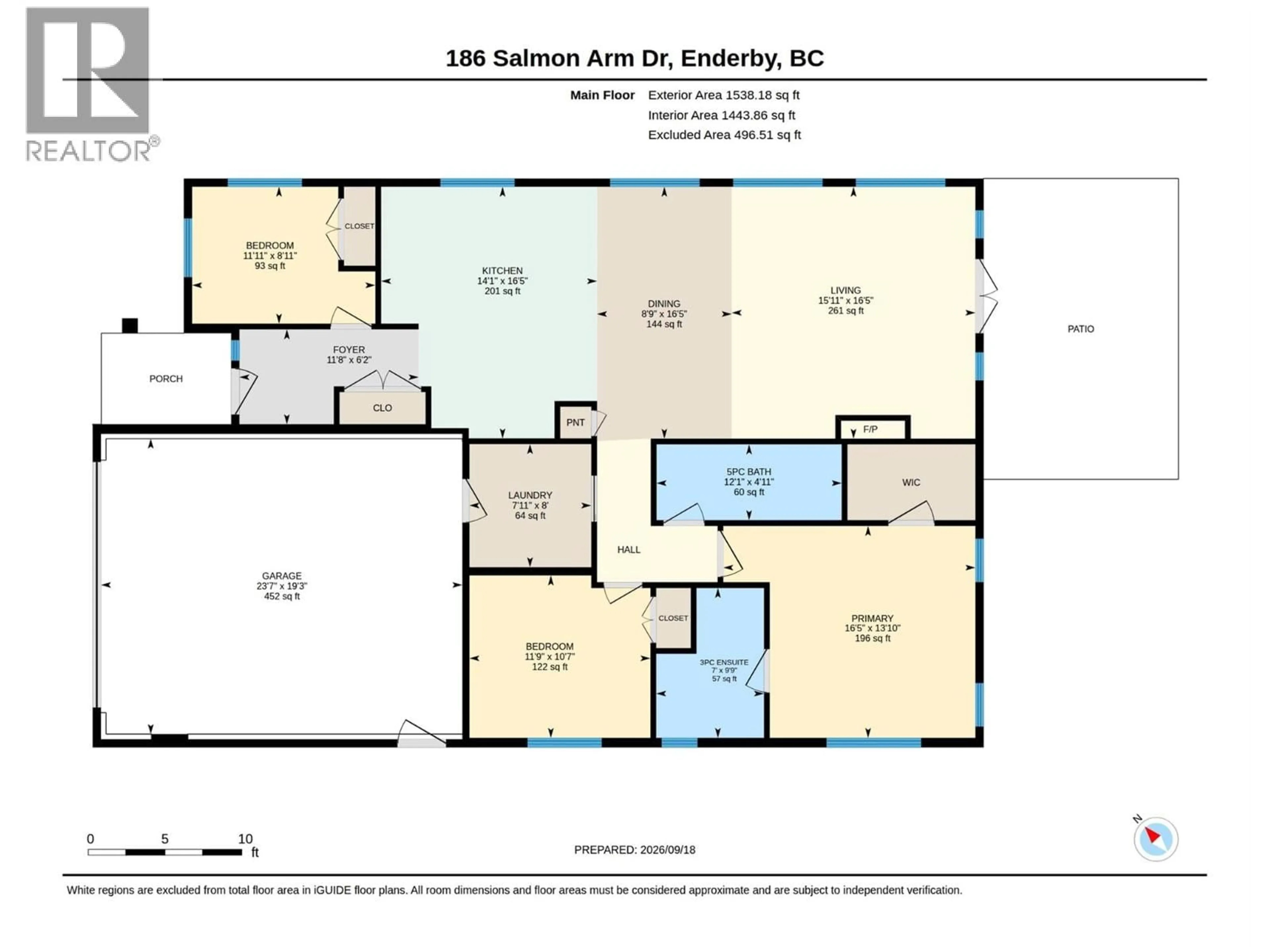Floor plan for 186 SALMON ARM DRIVE, Enderby British Columbia V4Y4C6