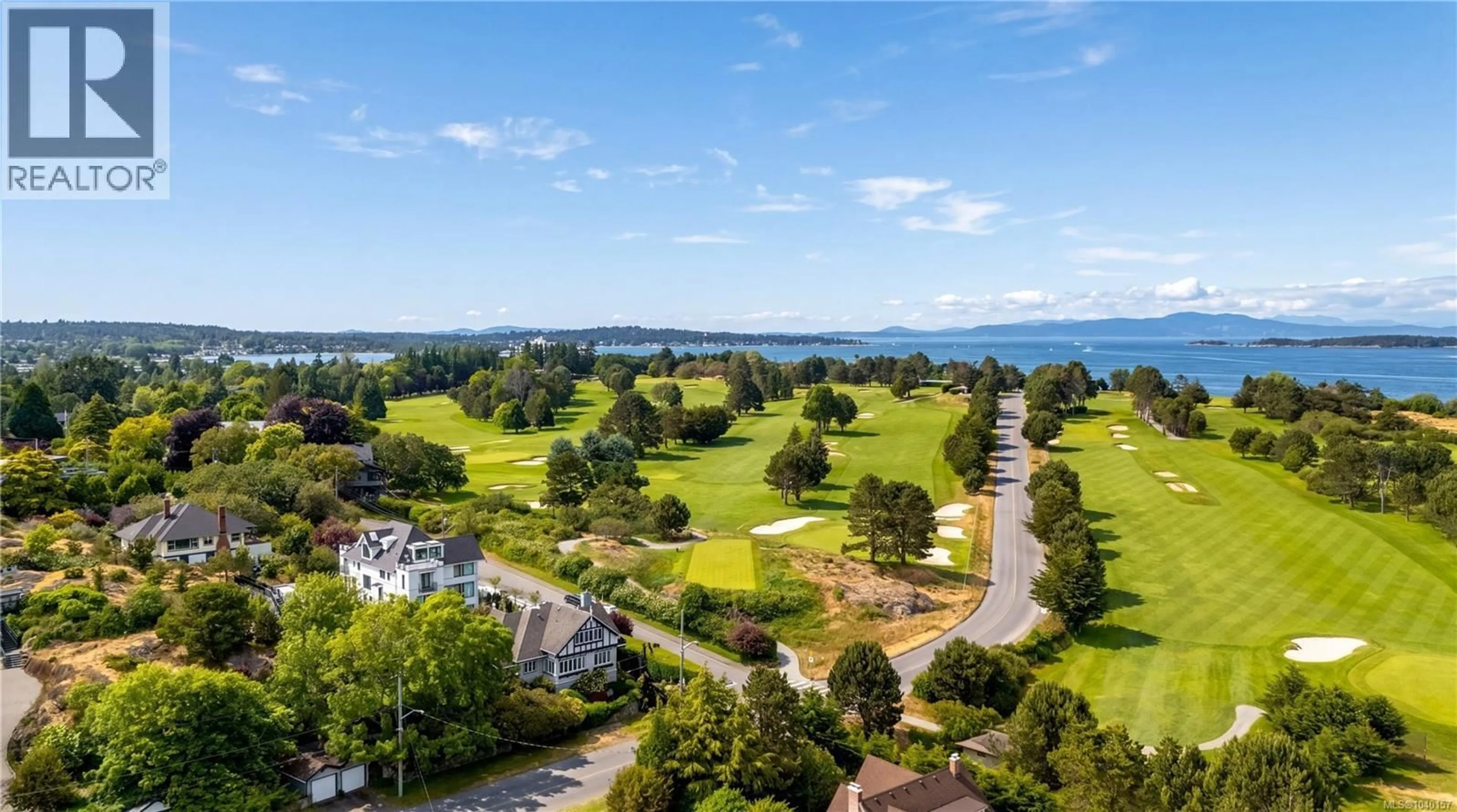 A pic from outside/outdoor area/front of a property/back of a property/a pic from drone, water/lake/river/ocean view for 318 NEWPORT AVENUE, Oak Bay British Columbia V8S5C5