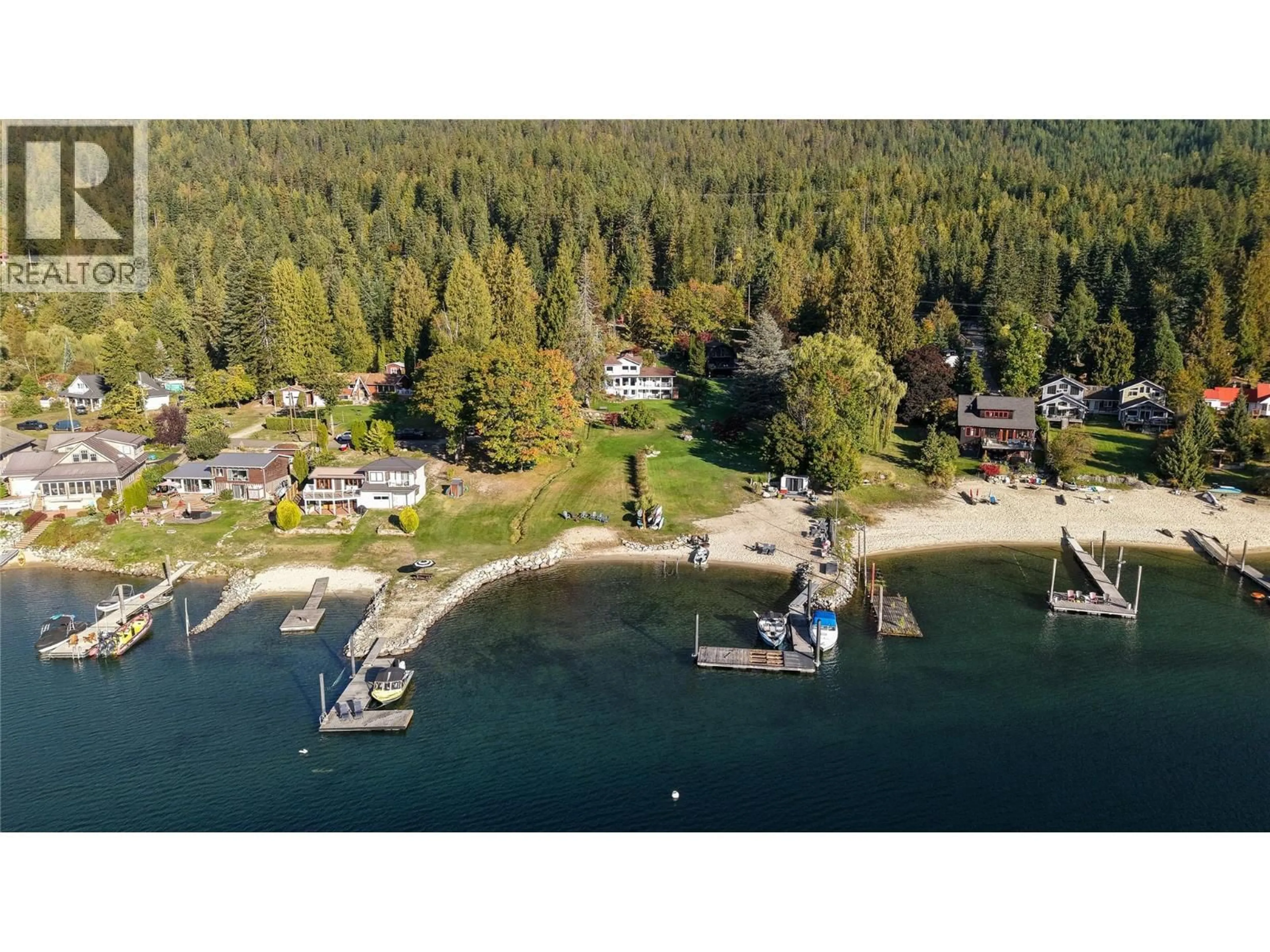 A pic from outside/outdoor area/front of a property/back of a property/a pic from drone, water/lake/river/ocean view for 4161 HEROUX ROAD, Nelson British Columbia V1L6N5