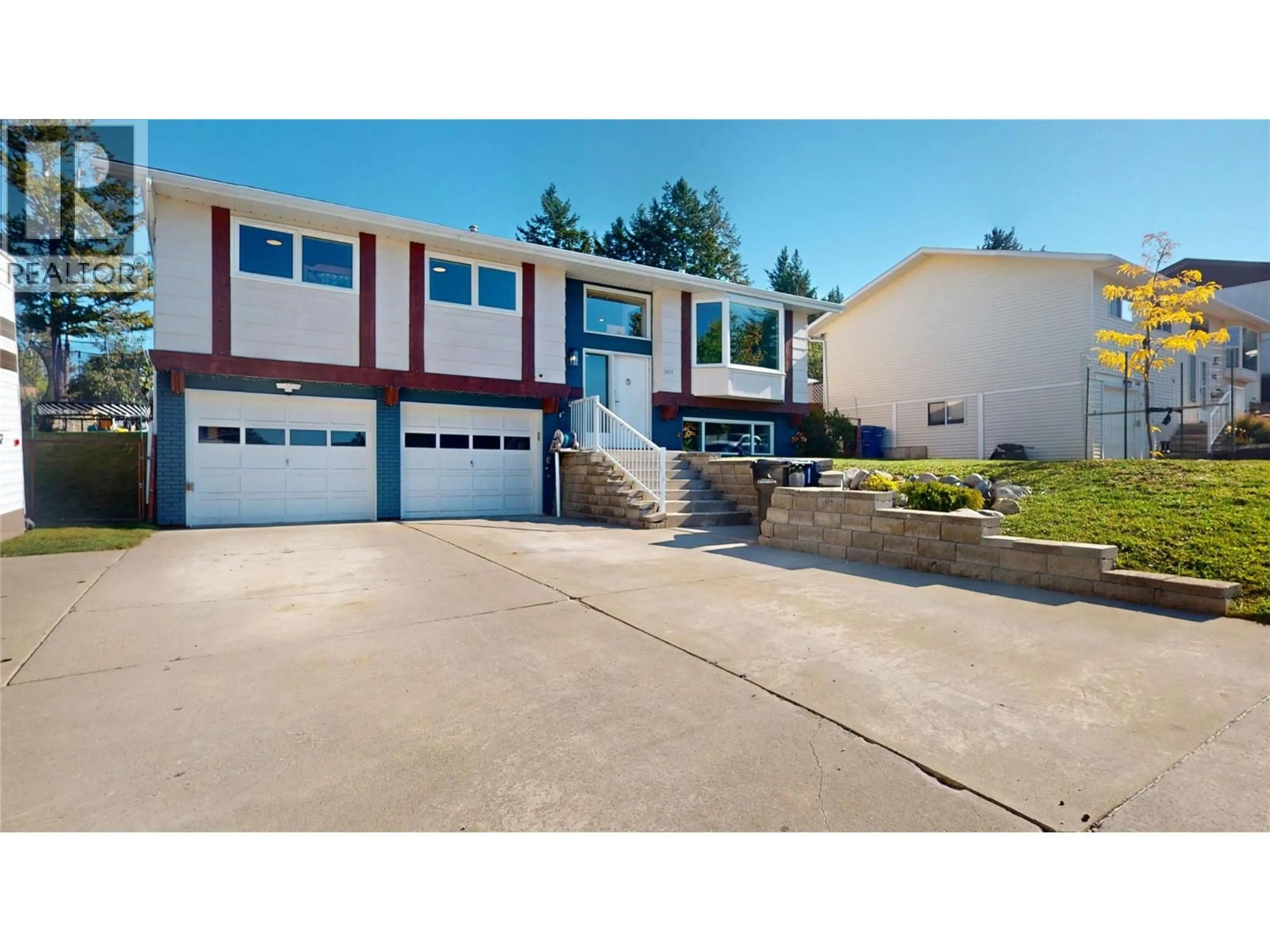 Home with vinyl exterior material, street for 3401 MOUNT ROYAL DRIVE NORTH, Cranbrook British Columbia V1C5R5