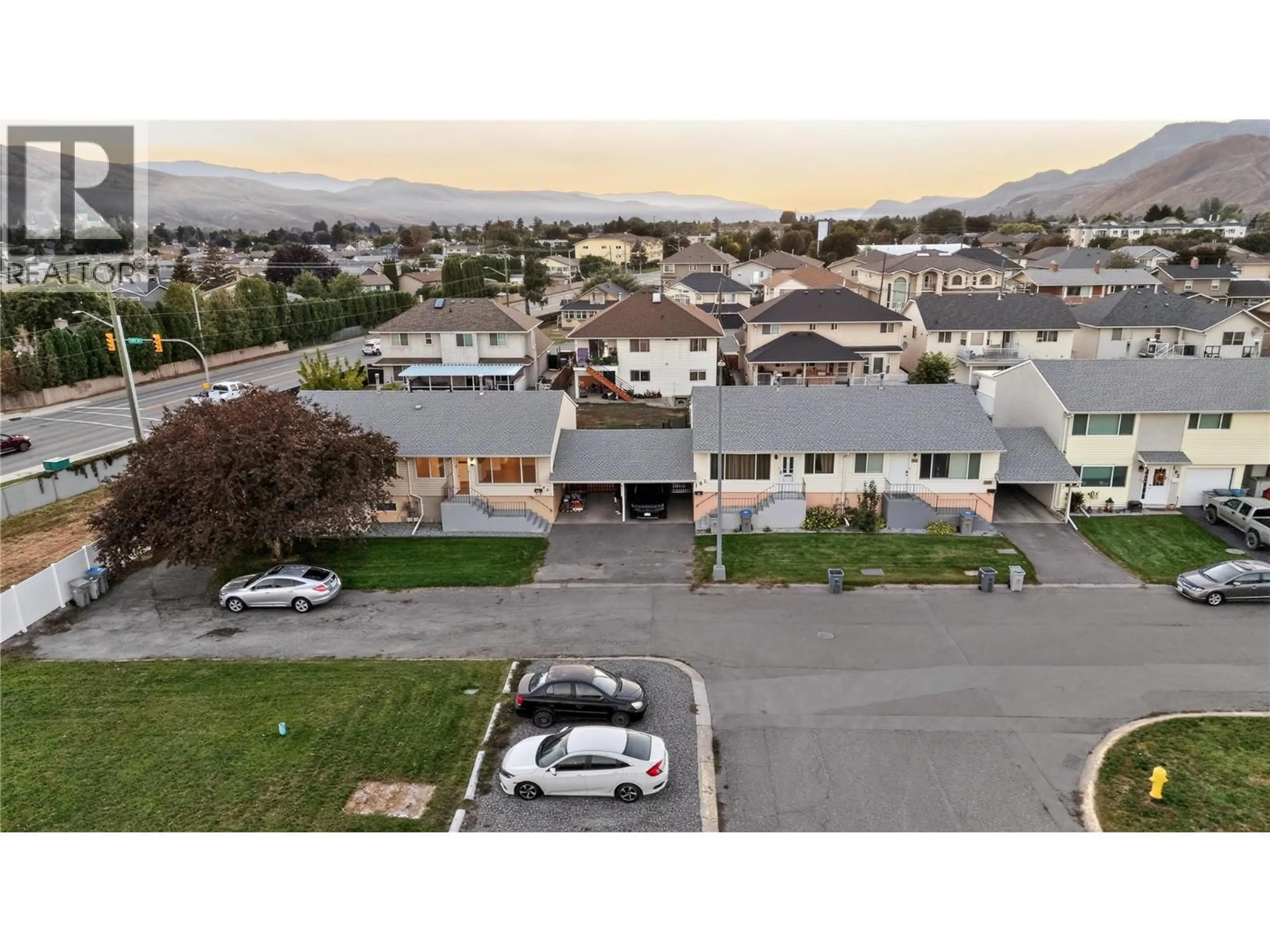 A pic from outside/outdoor area/front of a property/back of a property/a pic from drone, mountain view for 100 - 800 VALHALLA DRIVE, Kamloops British Columbia V2B1R8