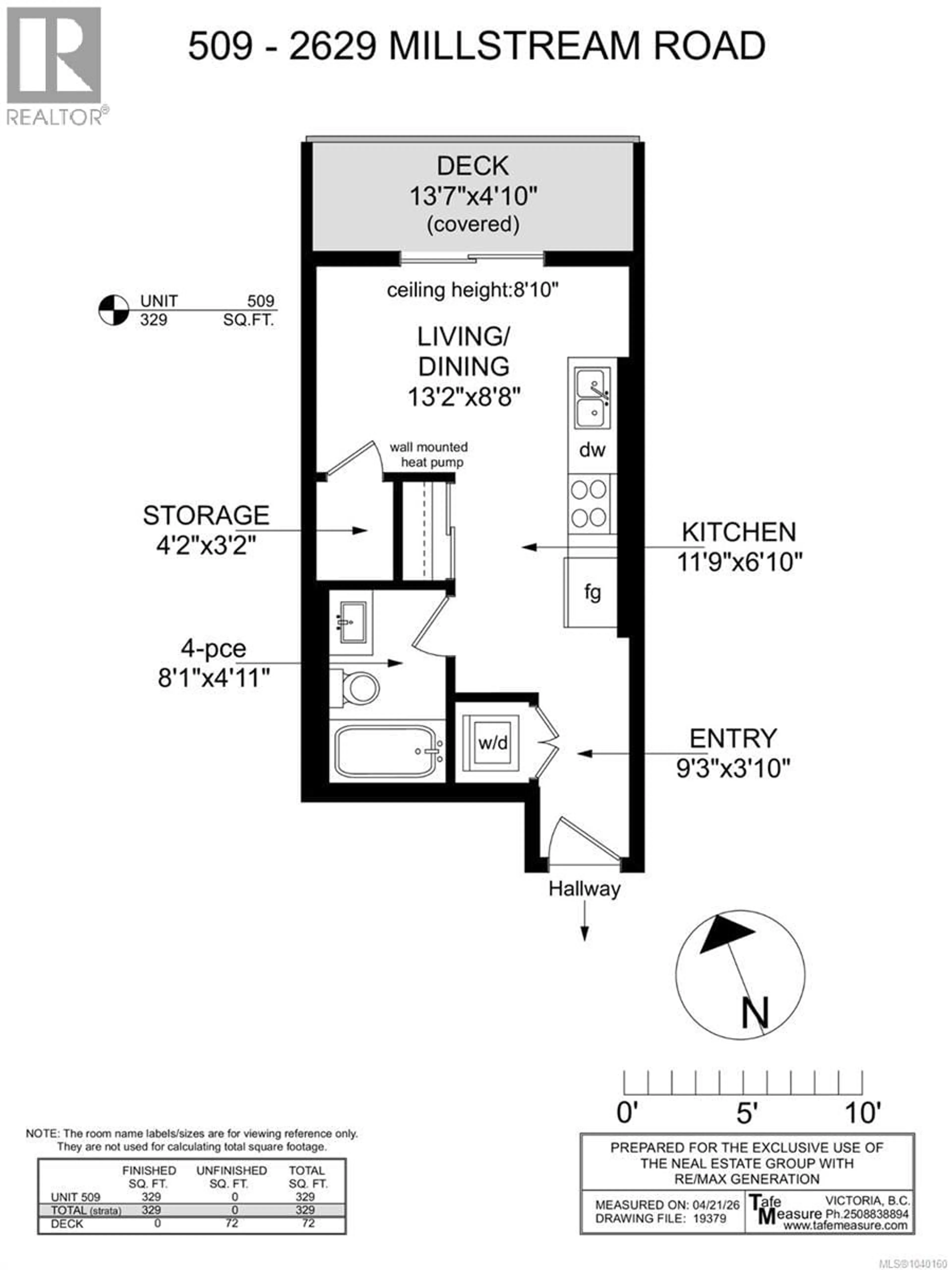 Floor plan for 509 - 2629 MILLSTREAM ROAD, Langford British Columbia V9B3R8