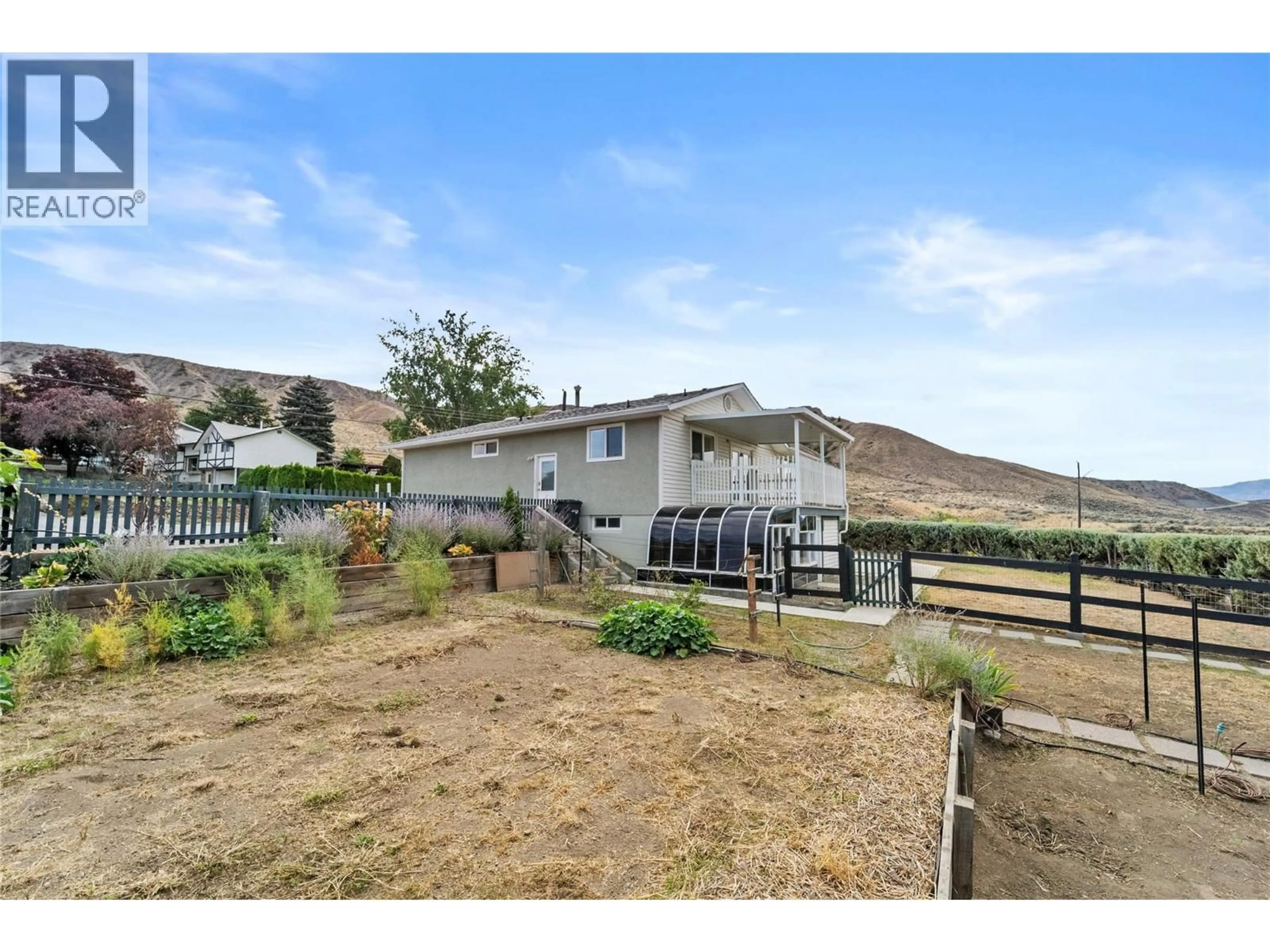 A pic from outside/outdoor area/front of a property/back of a property/a pic from drone, mountain view for 1368 MESA VISTA DRIVE, Ashcroft British Columbia V0K1A0