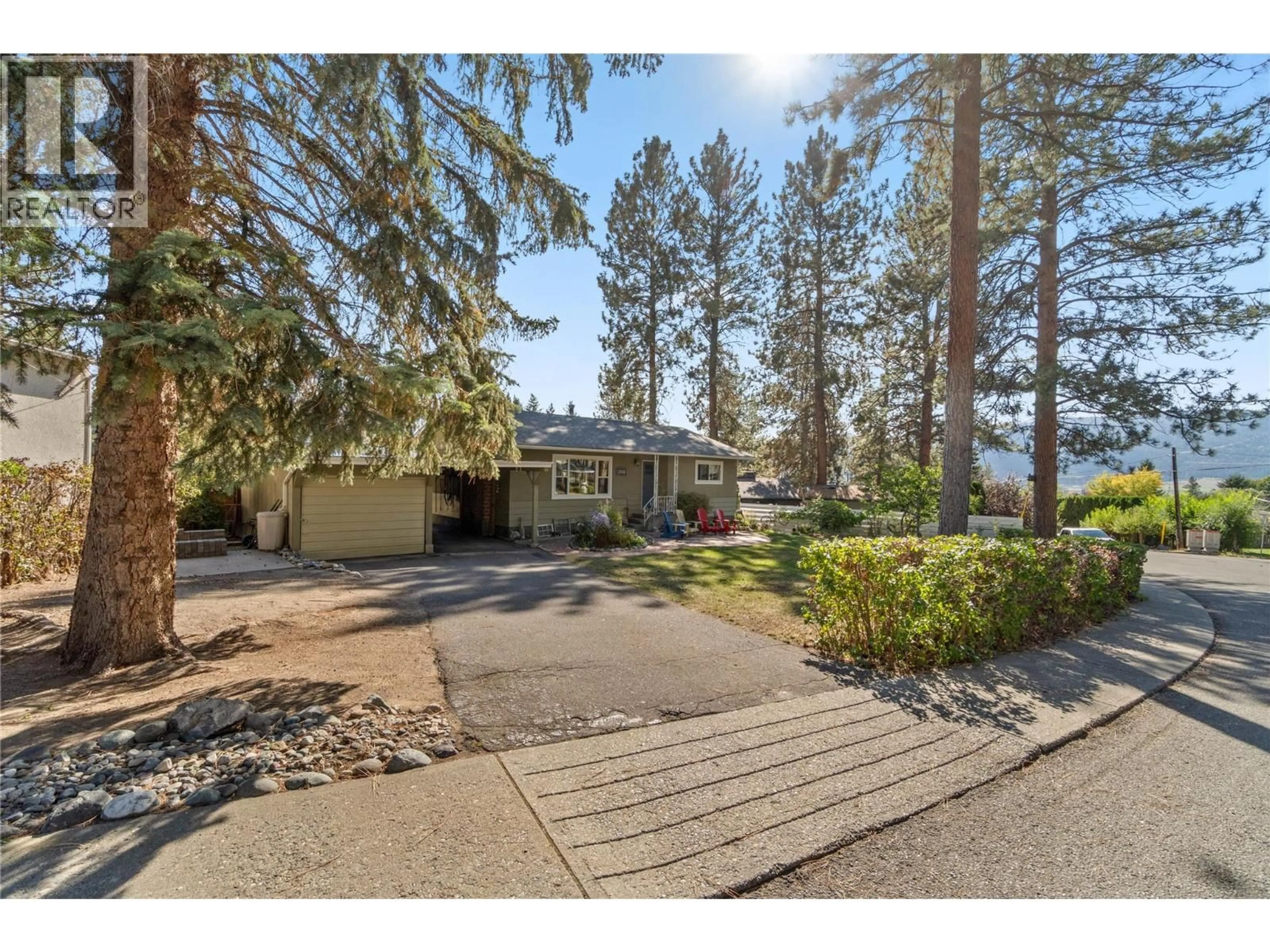 A pic from outside/outdoor area/front of a property/back of a property/a pic from drone, water/lake/river/ocean view for 2026 CASTILLOU CRESCENT, Merritt British Columbia V1K1K3