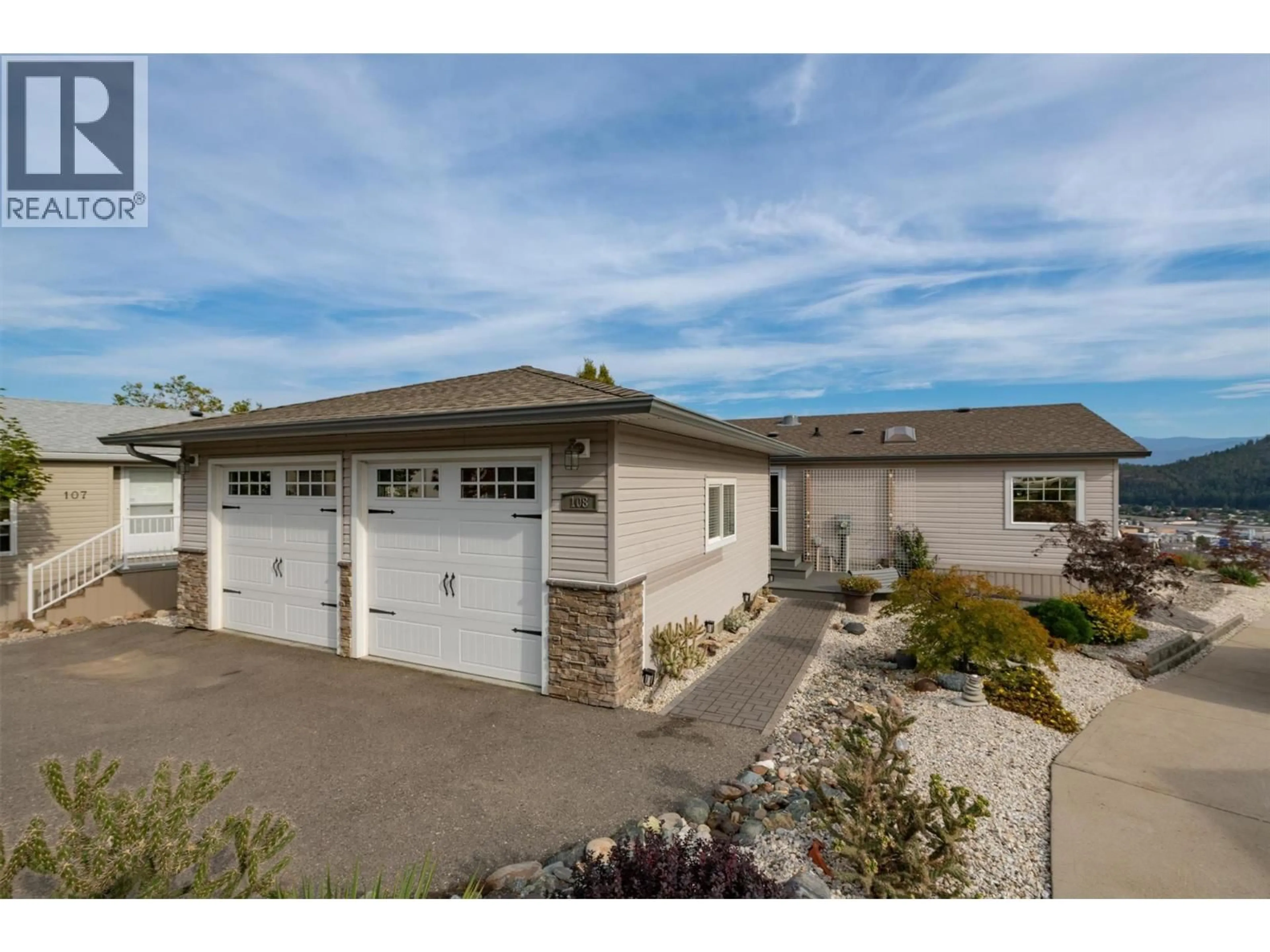 Indoor garage for 108 - 1750 LENZ ROAD, West Kelowna British Columbia V1Z3N1
