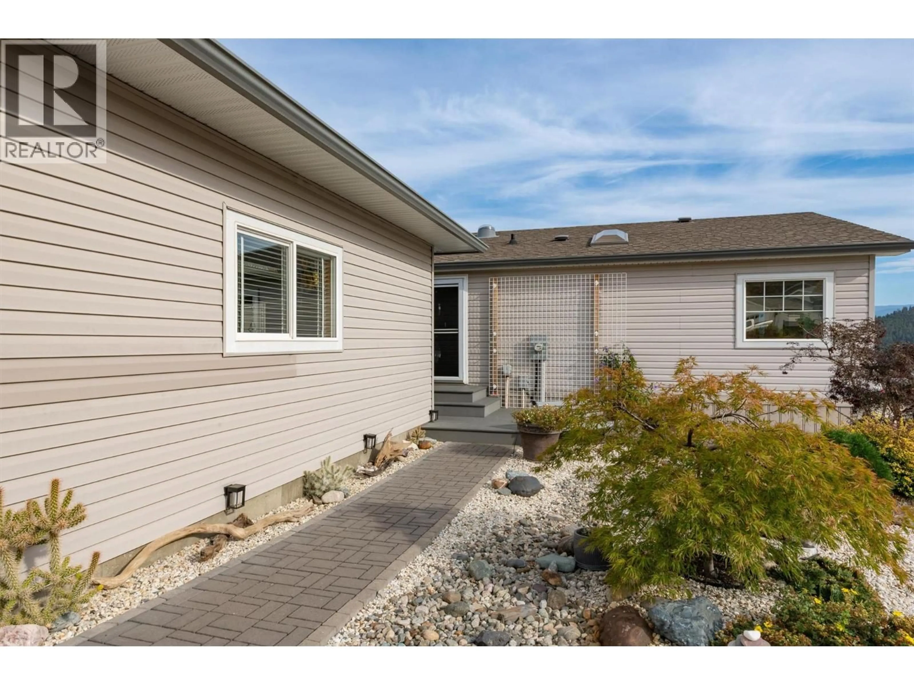 Home with vinyl exterior material, street for 108 - 1750 LENZ ROAD, West Kelowna British Columbia V1Z3N1