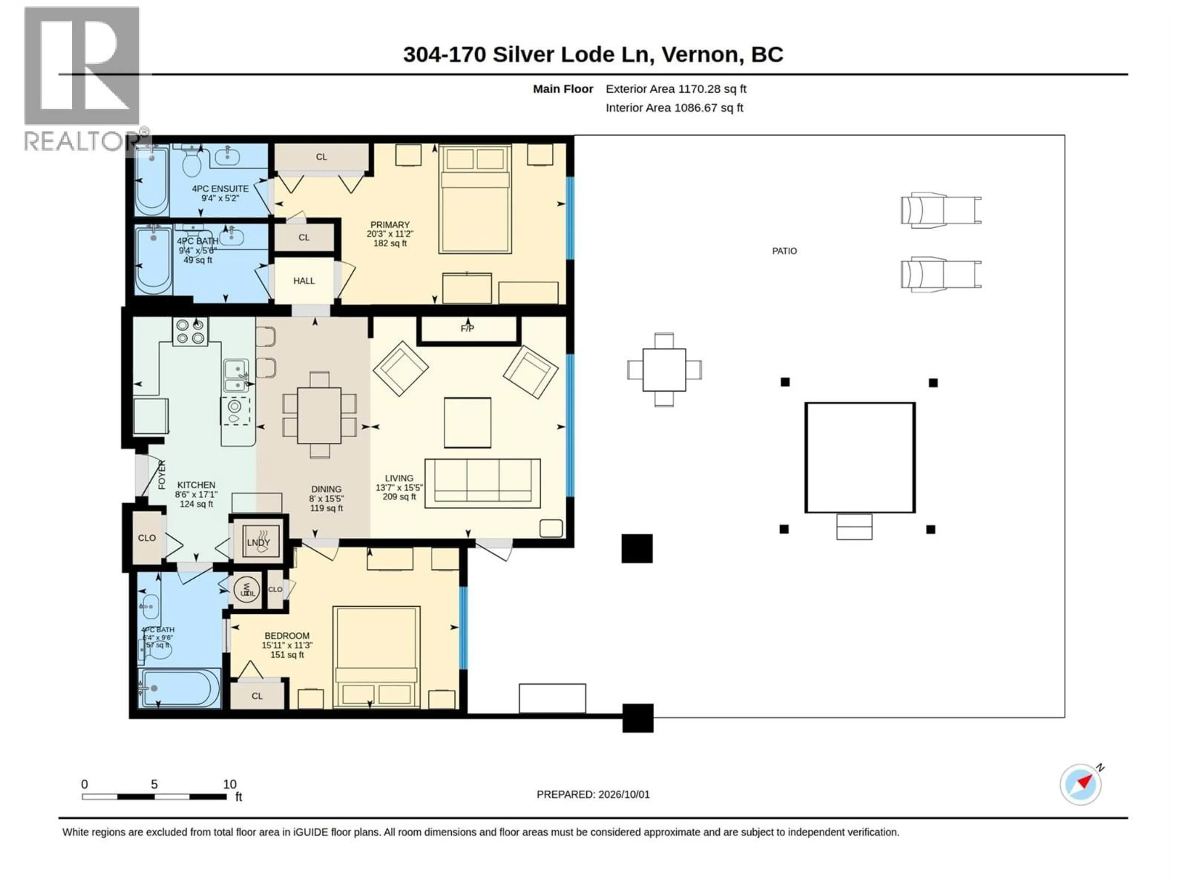 Floor plan for 304 - 170 SILVER LODE LANE LANE, Silver Star British Columbia V1B3M1