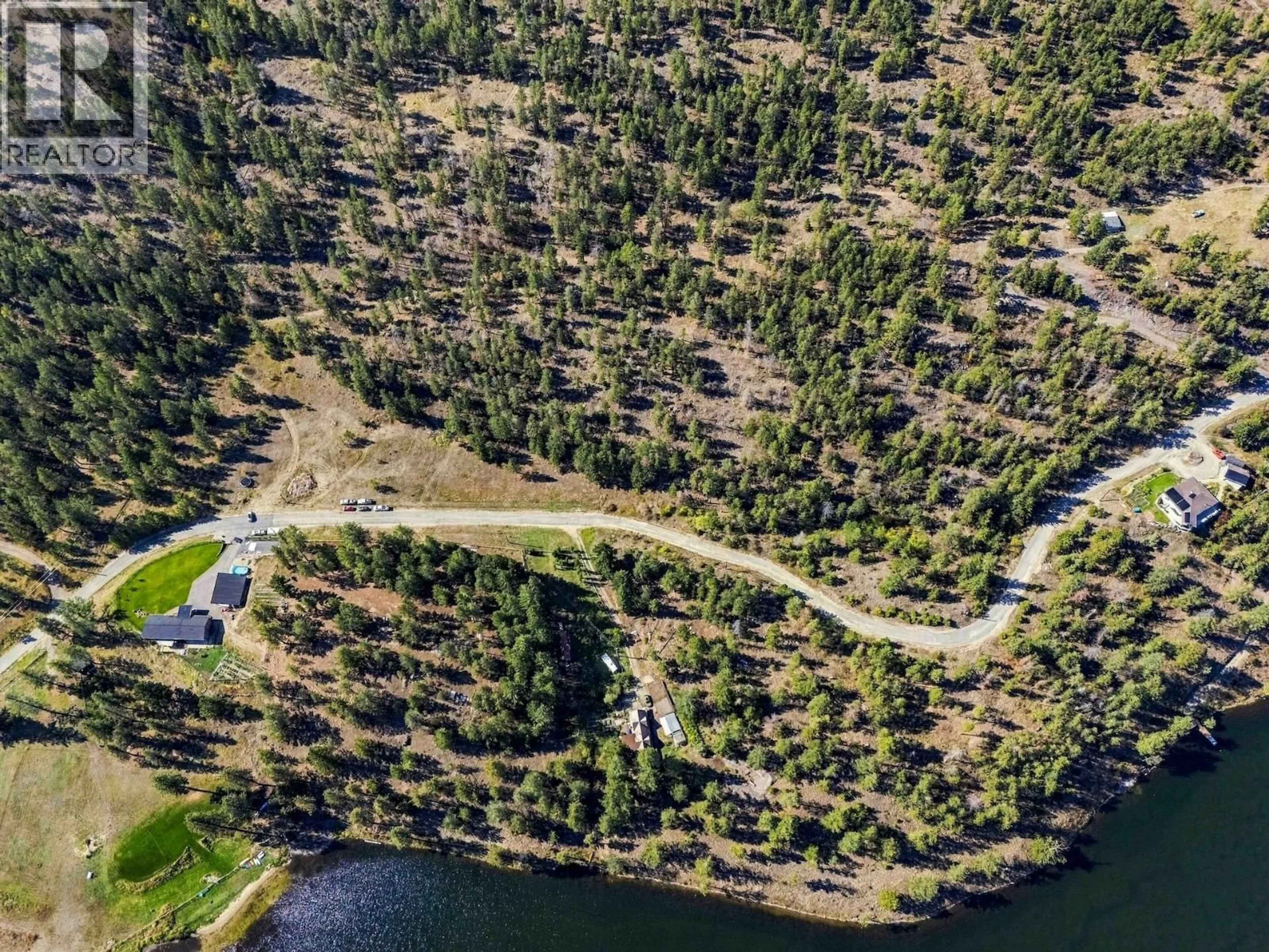 A pic from outside/outdoor area/front of a property/back of a property/a pic from drone, water/lake/river/ocean view for 199 FARLEIGH LAKE ROAD, Penticton British Columbia V2A6J7