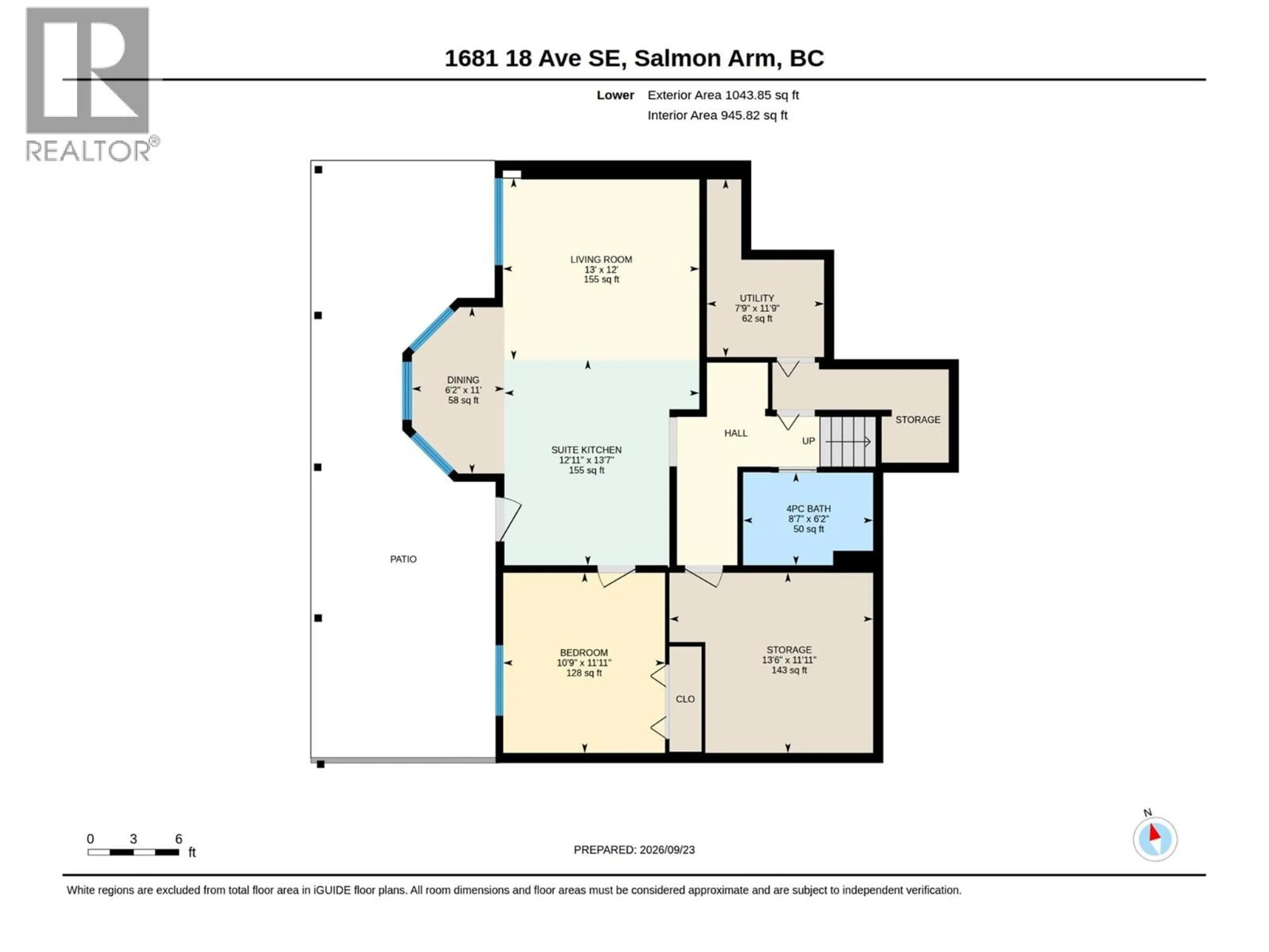 Floor plan for 1681 18 AVENUE SOUTHEAST, Salmon Arm British Columbia V1E2M9