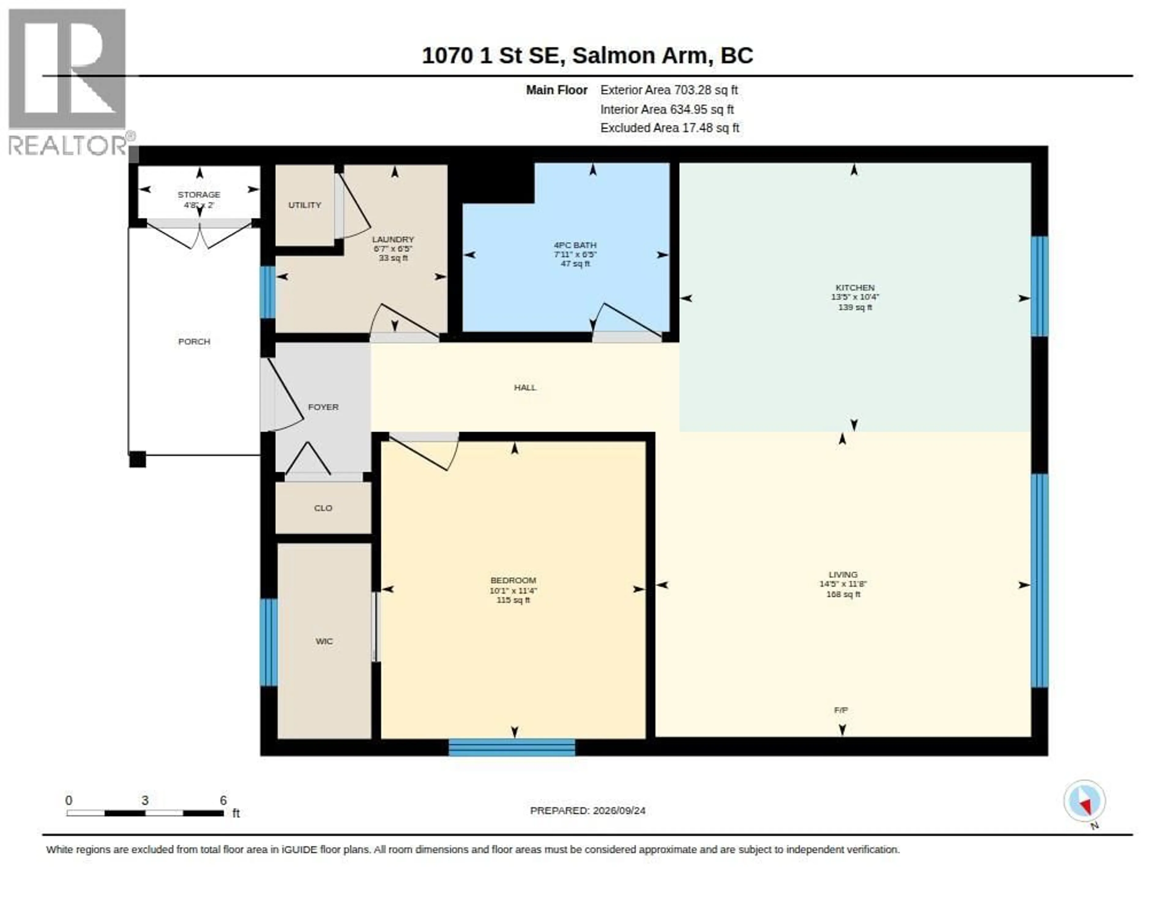 Floor plan for 27 - 1070 1 STREET SOUTHEAST, Salmon Arm British Columbia V1E0B6