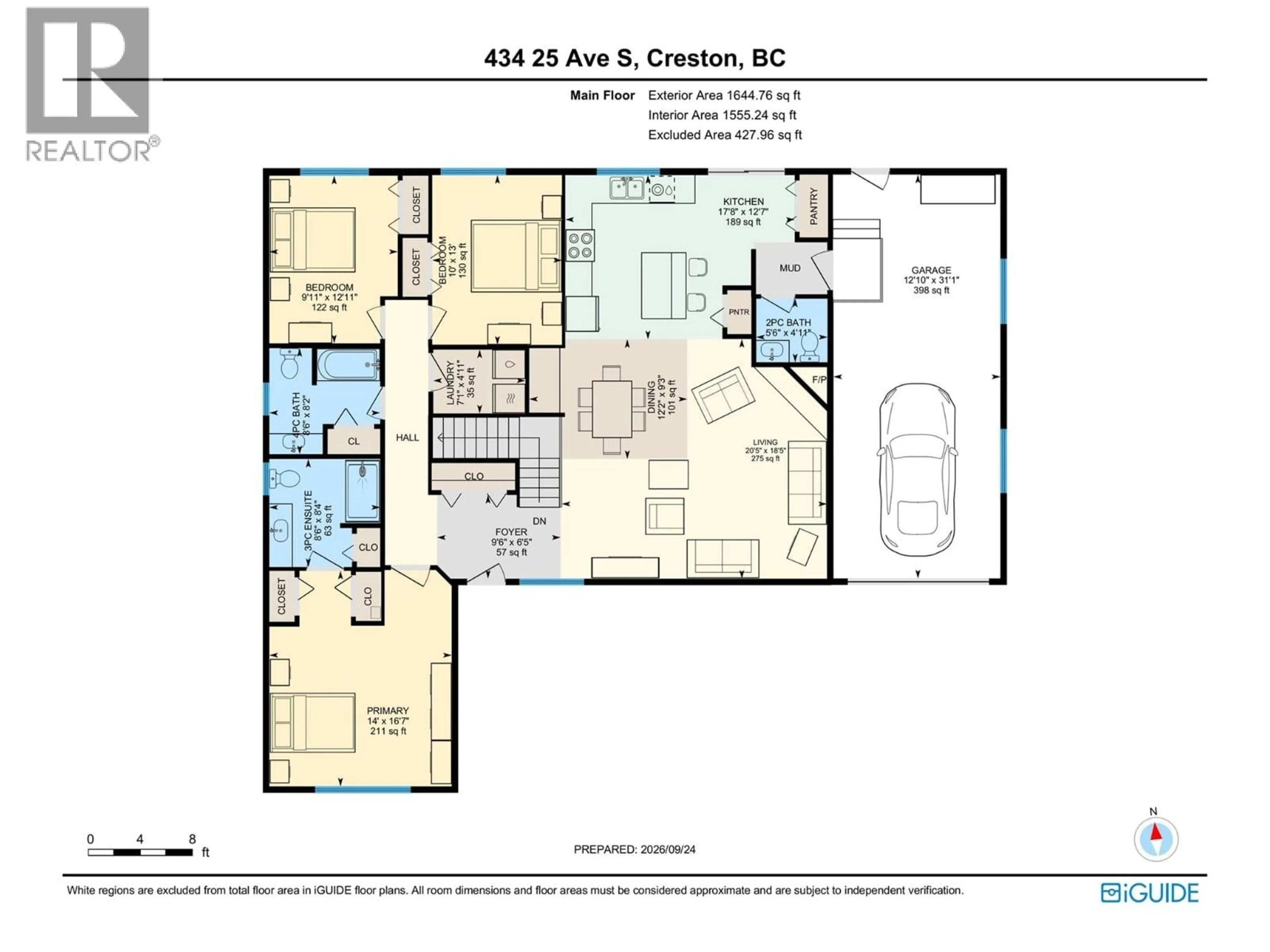 Floor plan for 434 25TH AVENUE SOUTH, Creston British Columbia V0B1G5