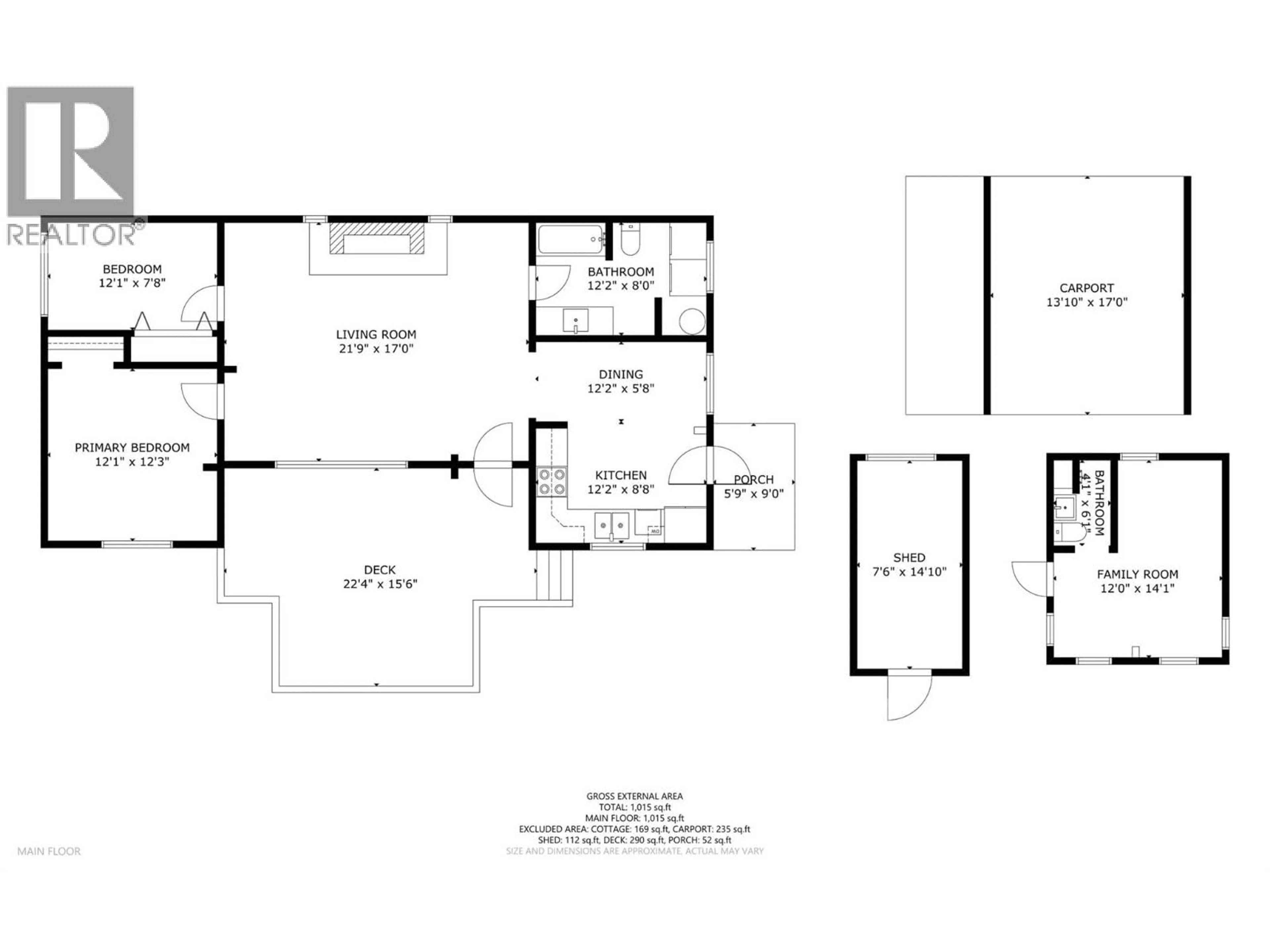 Floor plan for 2452 FOREST DRIVE, Blind Bay British Columbia V0E1H2