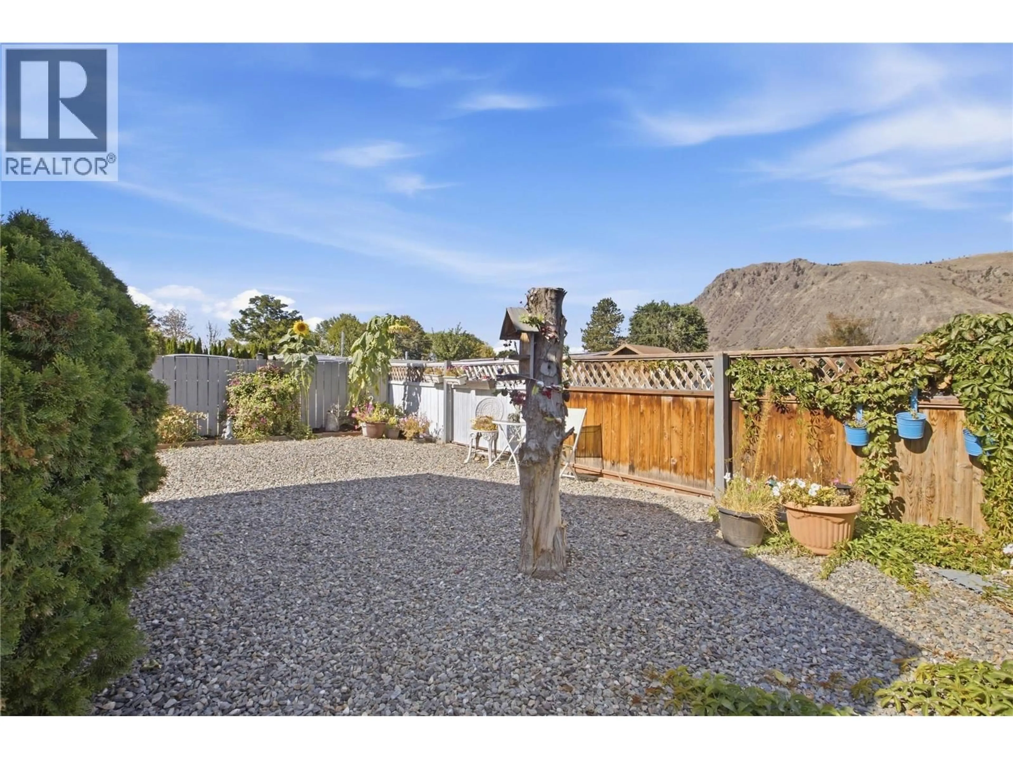 A pic from outside/outdoor area/front of a property/back of a property/a pic from drone, street for B23 - 220 G&M ROAD, Kamloops British Columbia V2H1A4