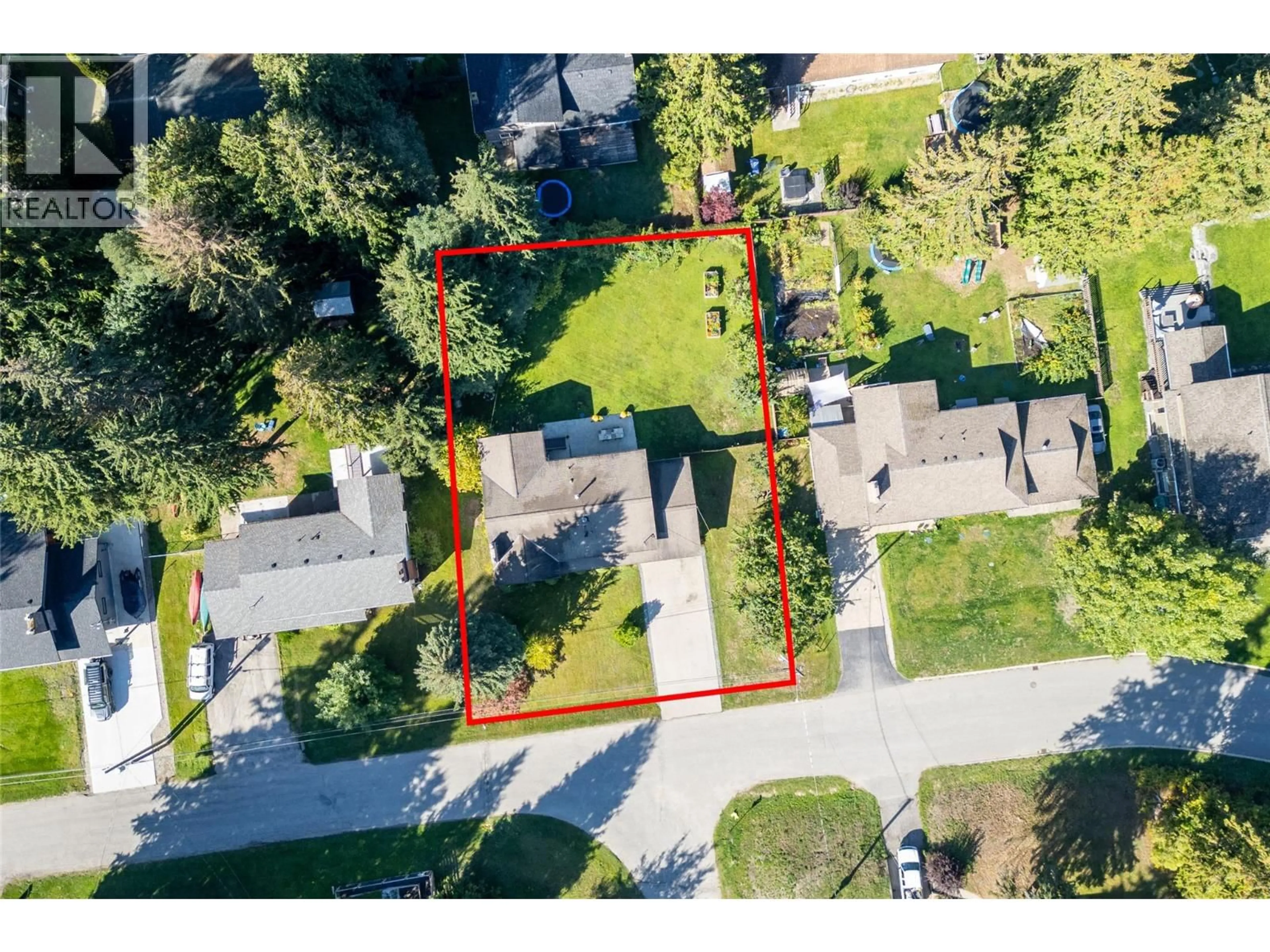 A pic from outside/outdoor area/front of a property/back of a property/a pic from drone, street for 1621 BIRCH DRIVE, Revelstoke British Columbia V0E2S1