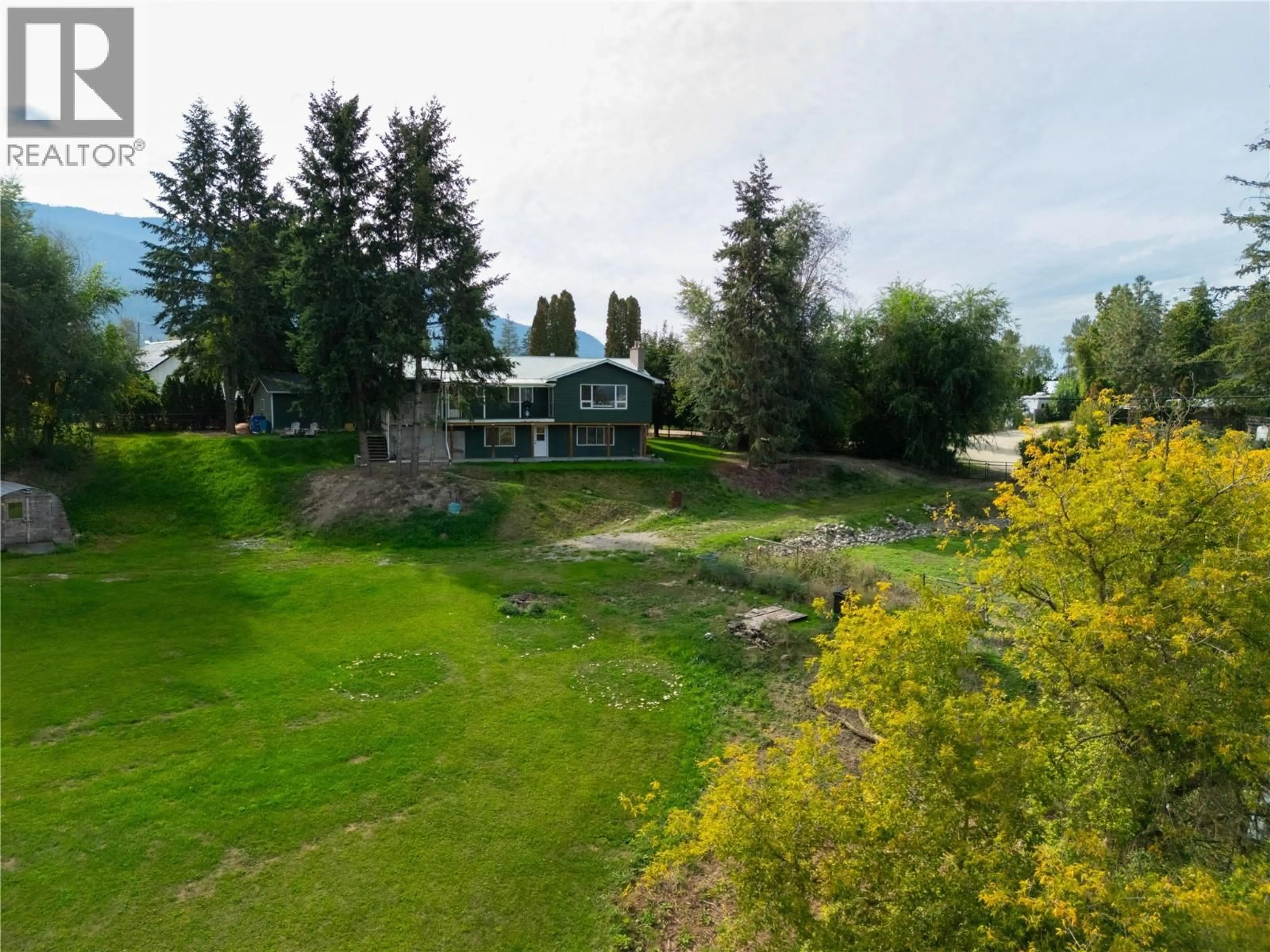 A pic from outside/outdoor area/front of a property/back of a property/a pic from drone, unknown for 3764 CREAMERY ROAD, Armstrong British Columbia V0E1B8