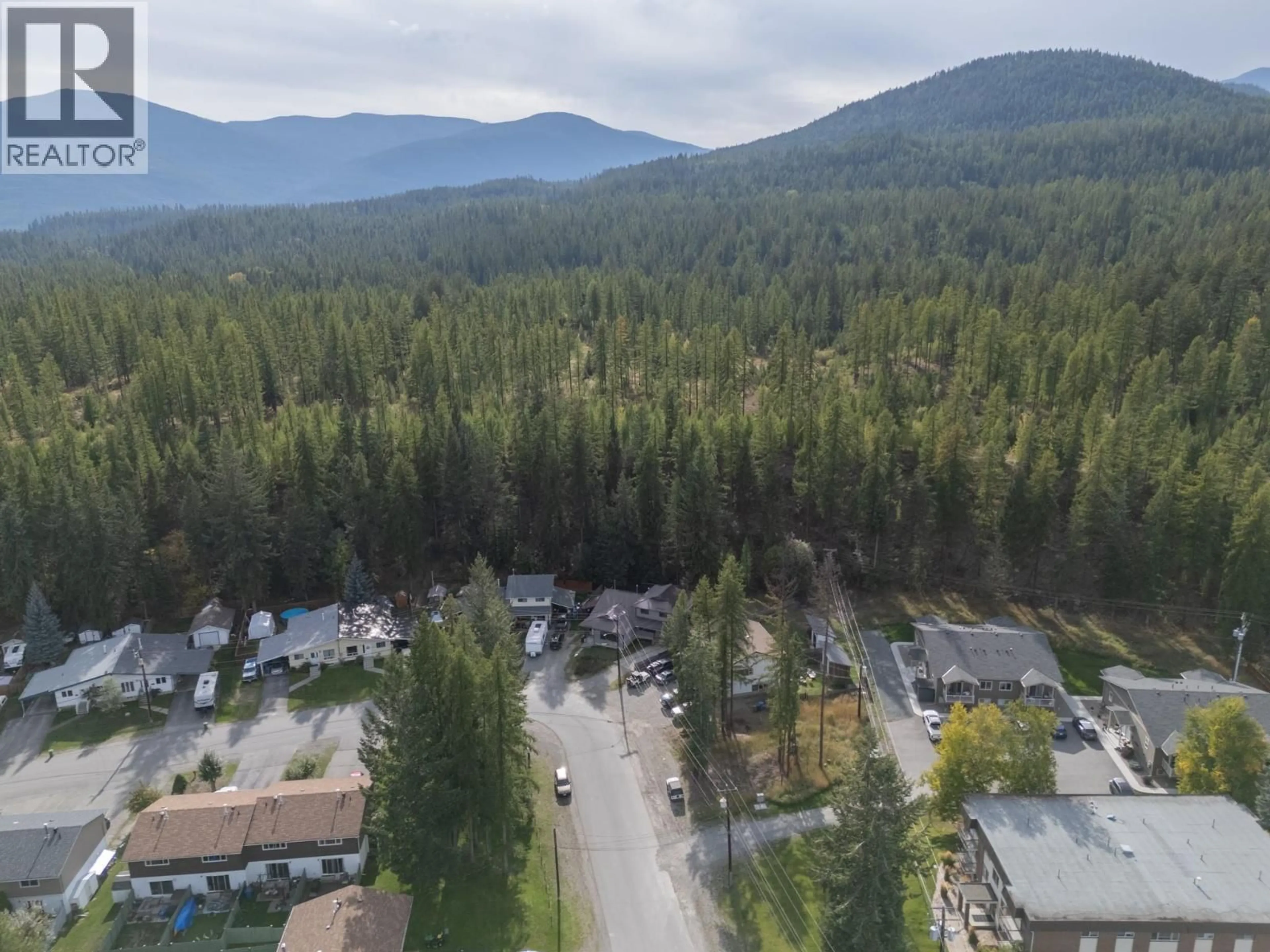 A pic from outside/outdoor area/front of a property/back of a property/a pic from drone, mountain view for 281 KIMBROOK CRESCENT, Kimberley British Columbia V1A3B1