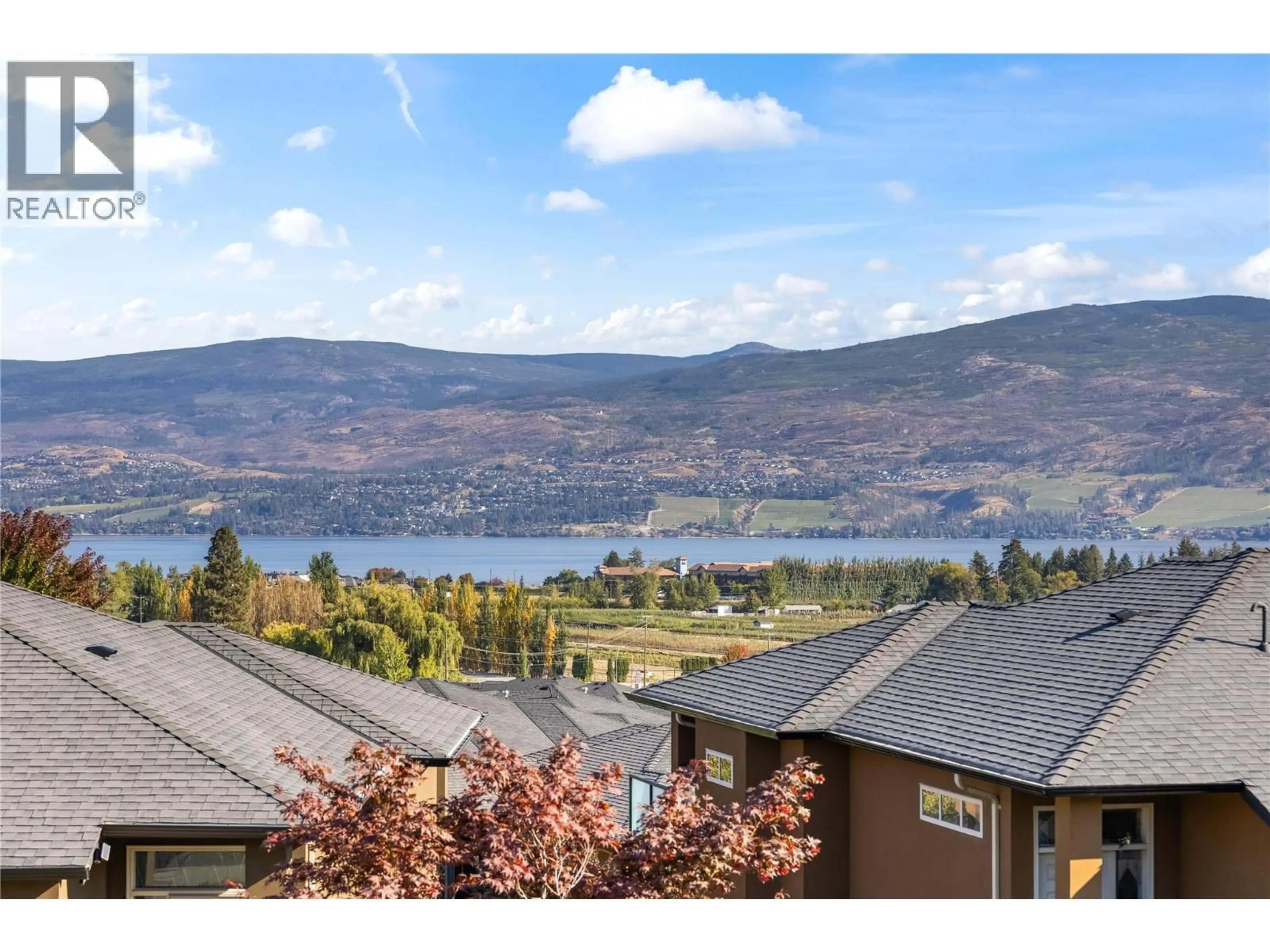 A pic from outside/outdoor area/front of a property/back of a property/a pic from drone, water/lake/river/ocean view for 3804 SIRINGO LANE, Westbank British Columbia V4T3G4