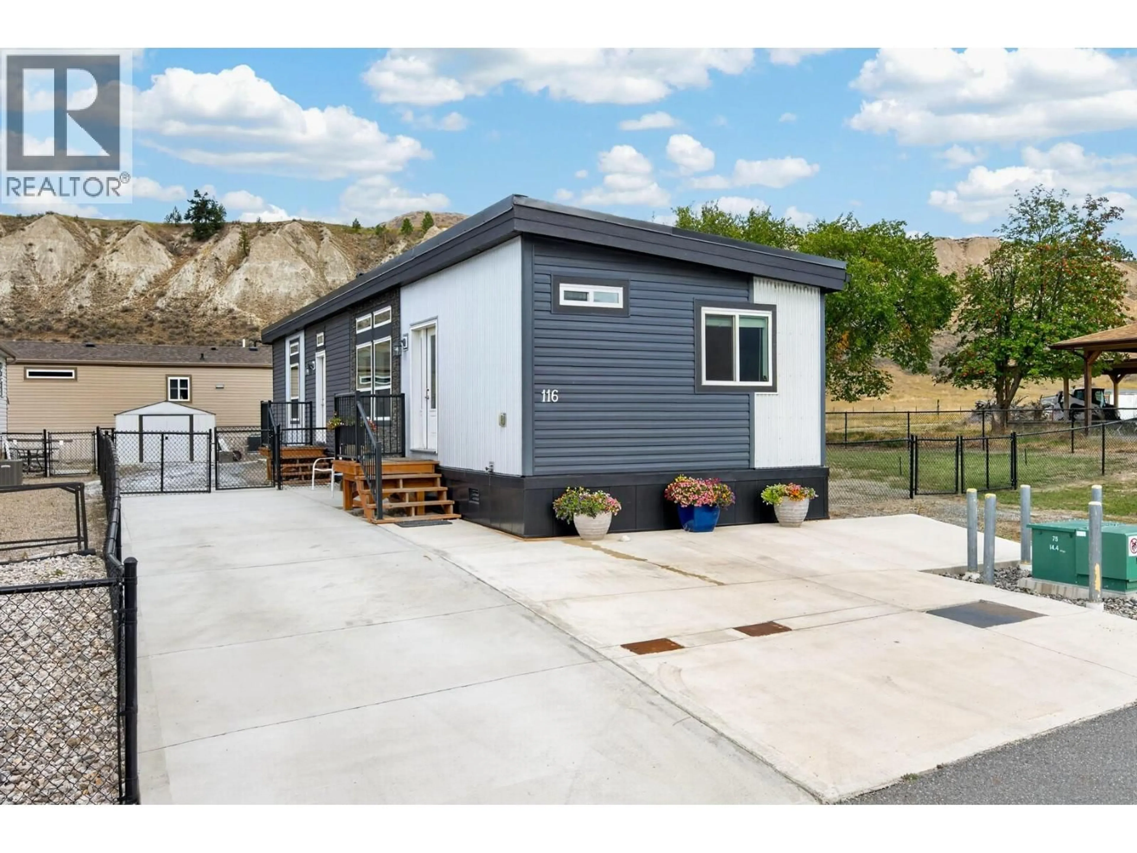 Home with vinyl exterior material, street for 116 - 5005 RIVER ROAD, Pritchard British Columbia V0E2P0