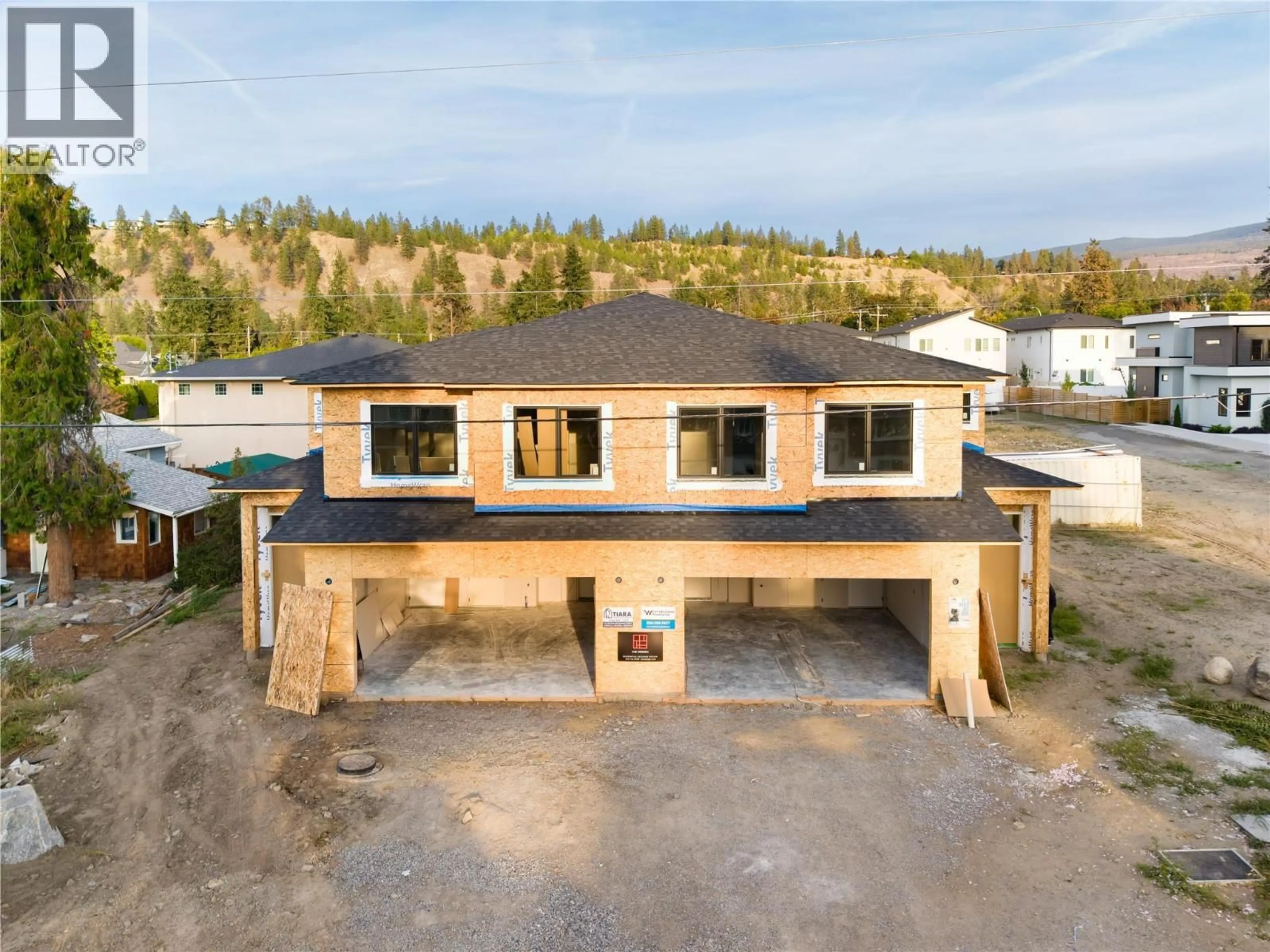 A pic from outside/outdoor area/front of a property/back of a property/a pic from drone, building for 4609 FORDHAM ROAD, Kelowna British Columbia V1W1P1