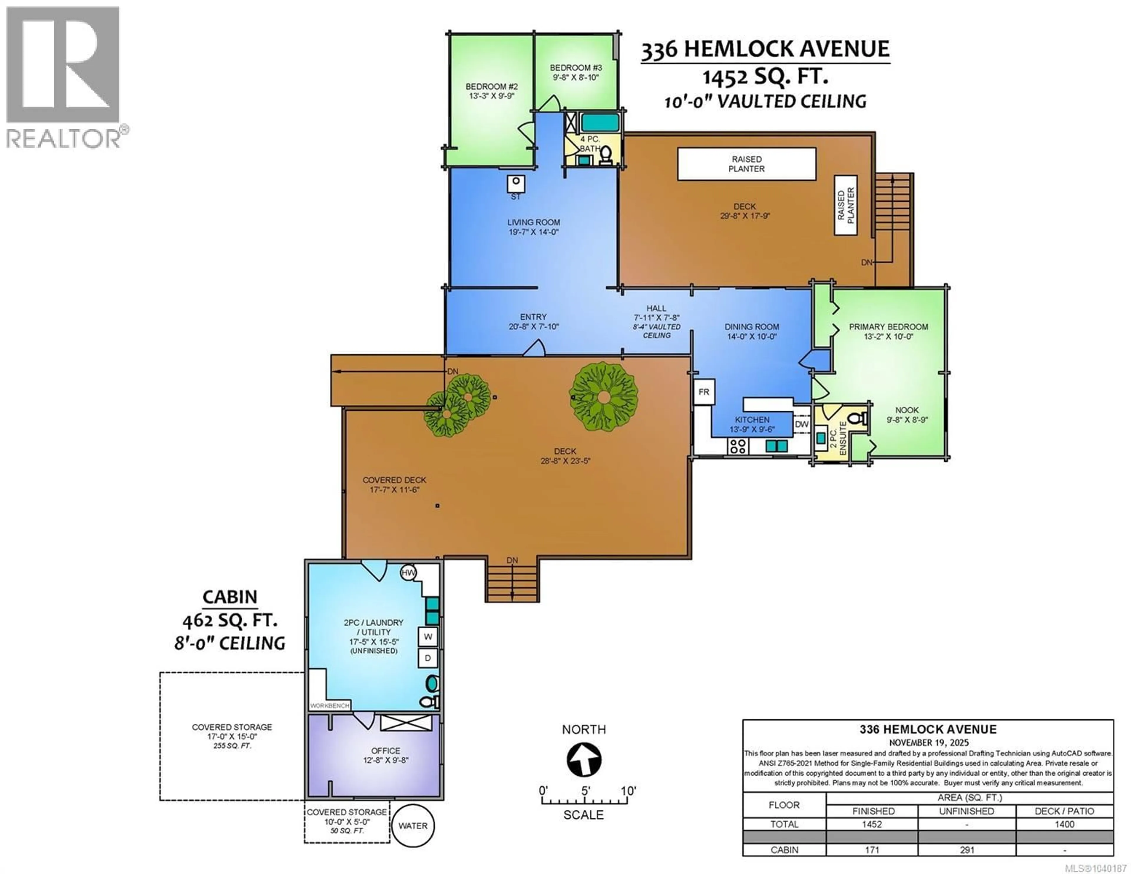 Floor plan for 336 HEMLOCK AVENUE, Gabriola Island British Columbia V0R1X1
