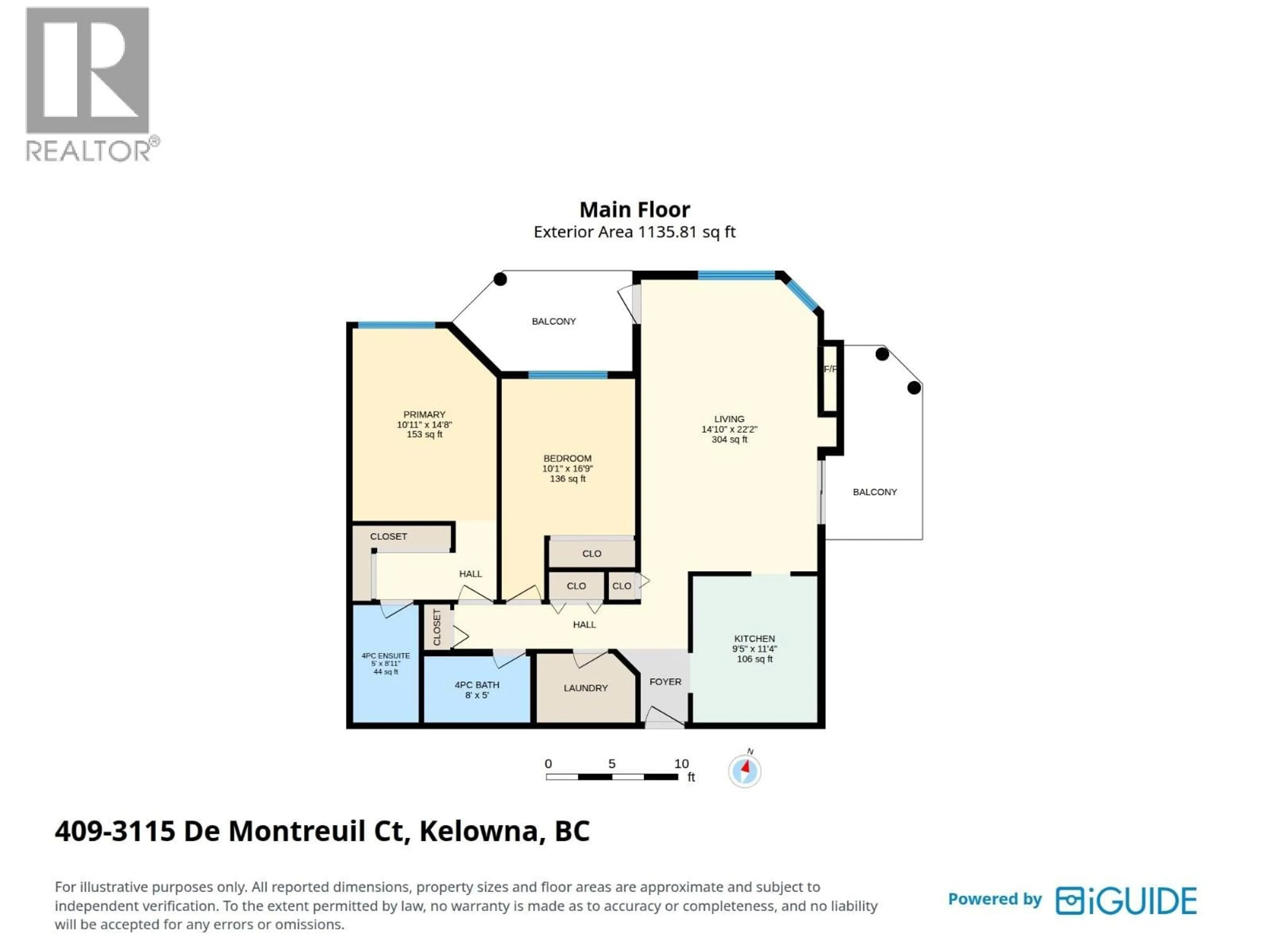 Floor plan for 3115 DE MONTREUIL COURT, Kelowna British Columbia V1W3W1