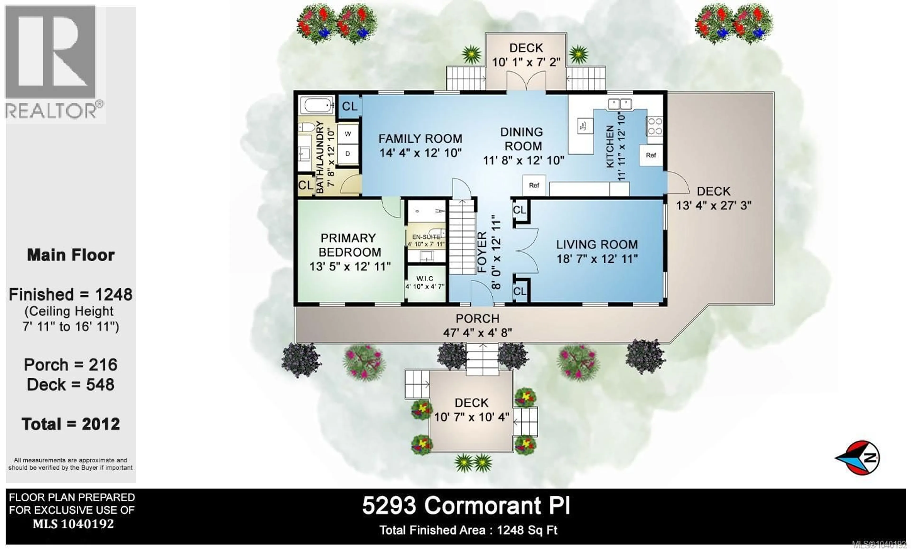Floor plan for 5293 CORMORANT PLACE, Duncan British Columbia V9L6W6