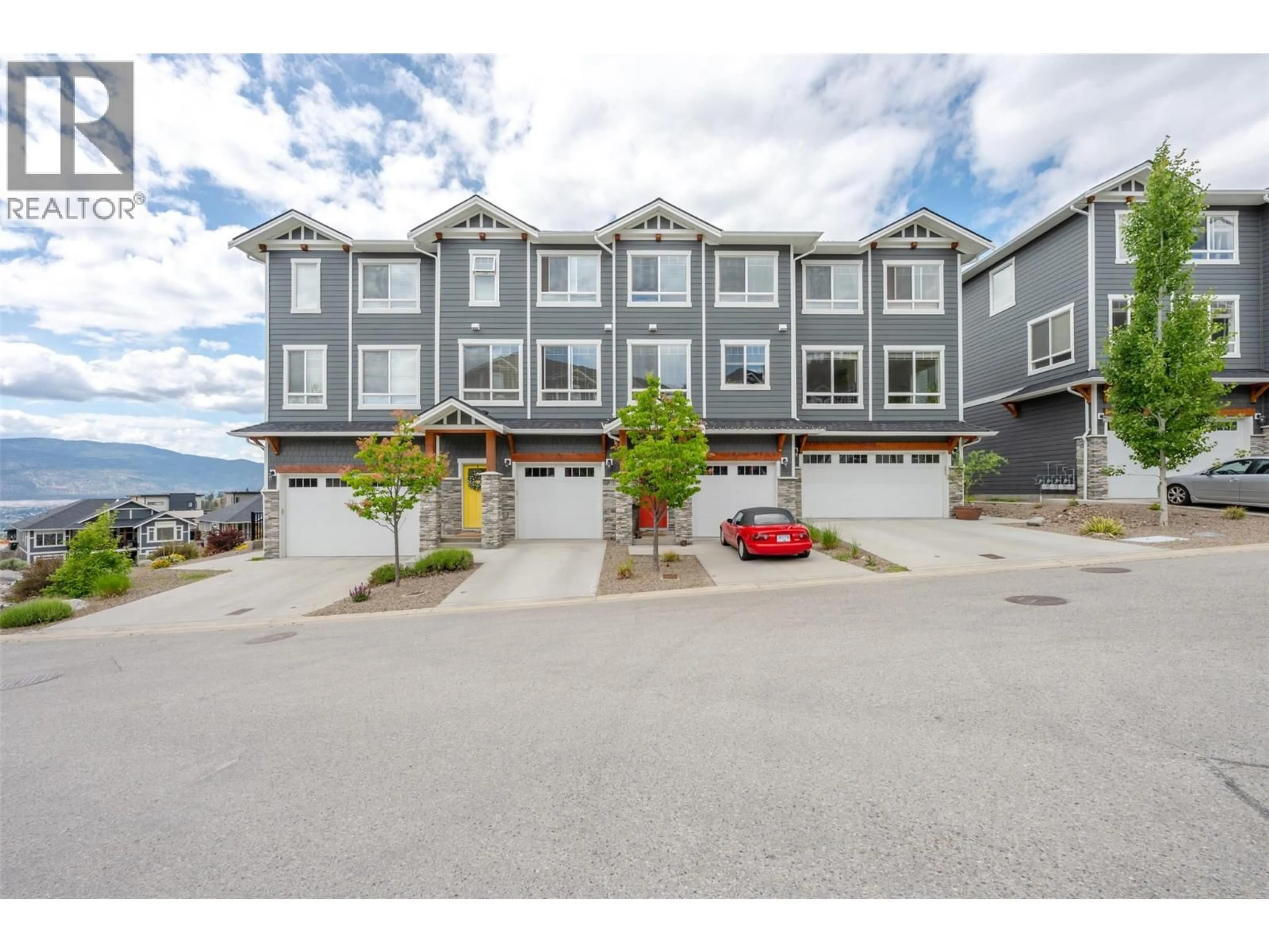 A pic from outside/outdoor area/front of a property/back of a property/a pic from drone, mountain view for 118 - 1115 HOLDEN ROAD, Penticton British Columbia V2A0B7