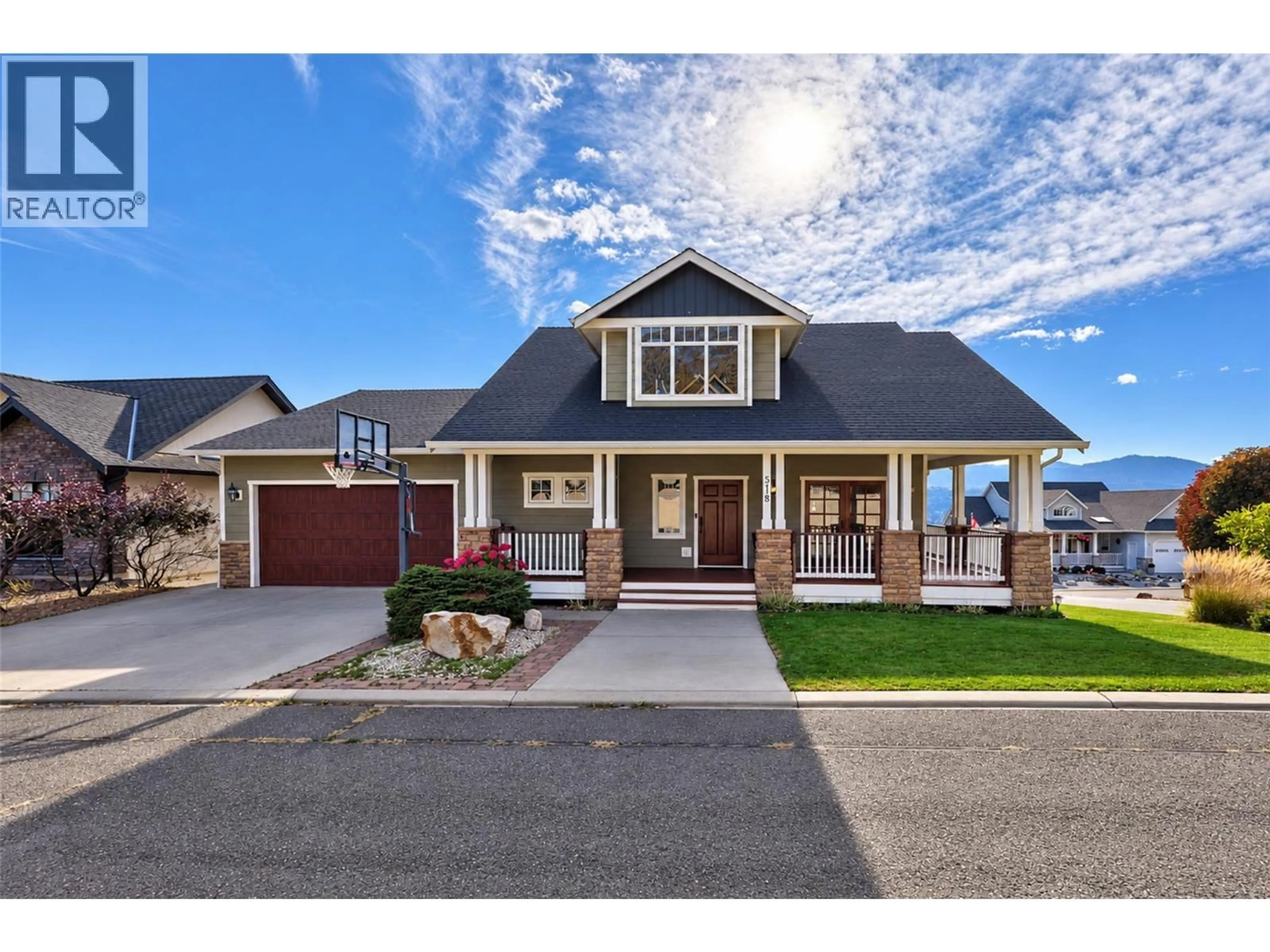 Home with brick exterior material, street for 518 TRILLIUM LANE, Kamloops British Columbia V2H1R8