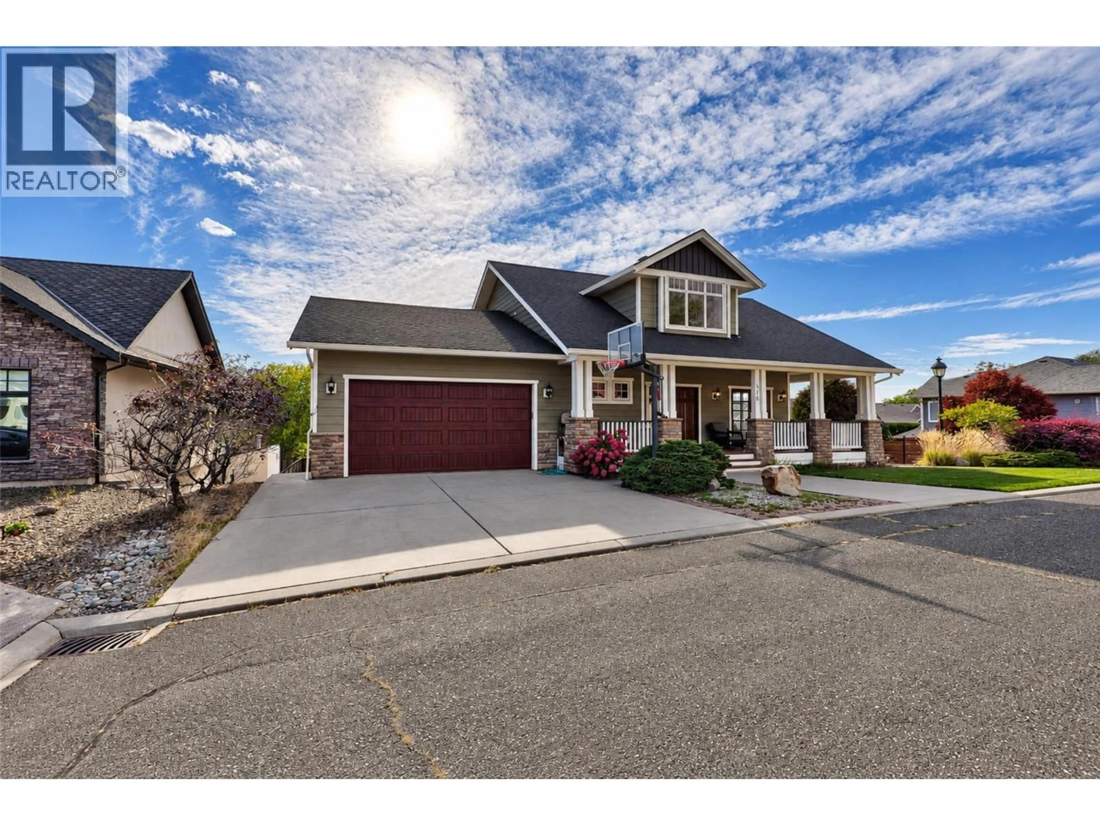 Home with brick exterior material, street for 518 TRILLIUM LANE, Kamloops British Columbia V2H1R8