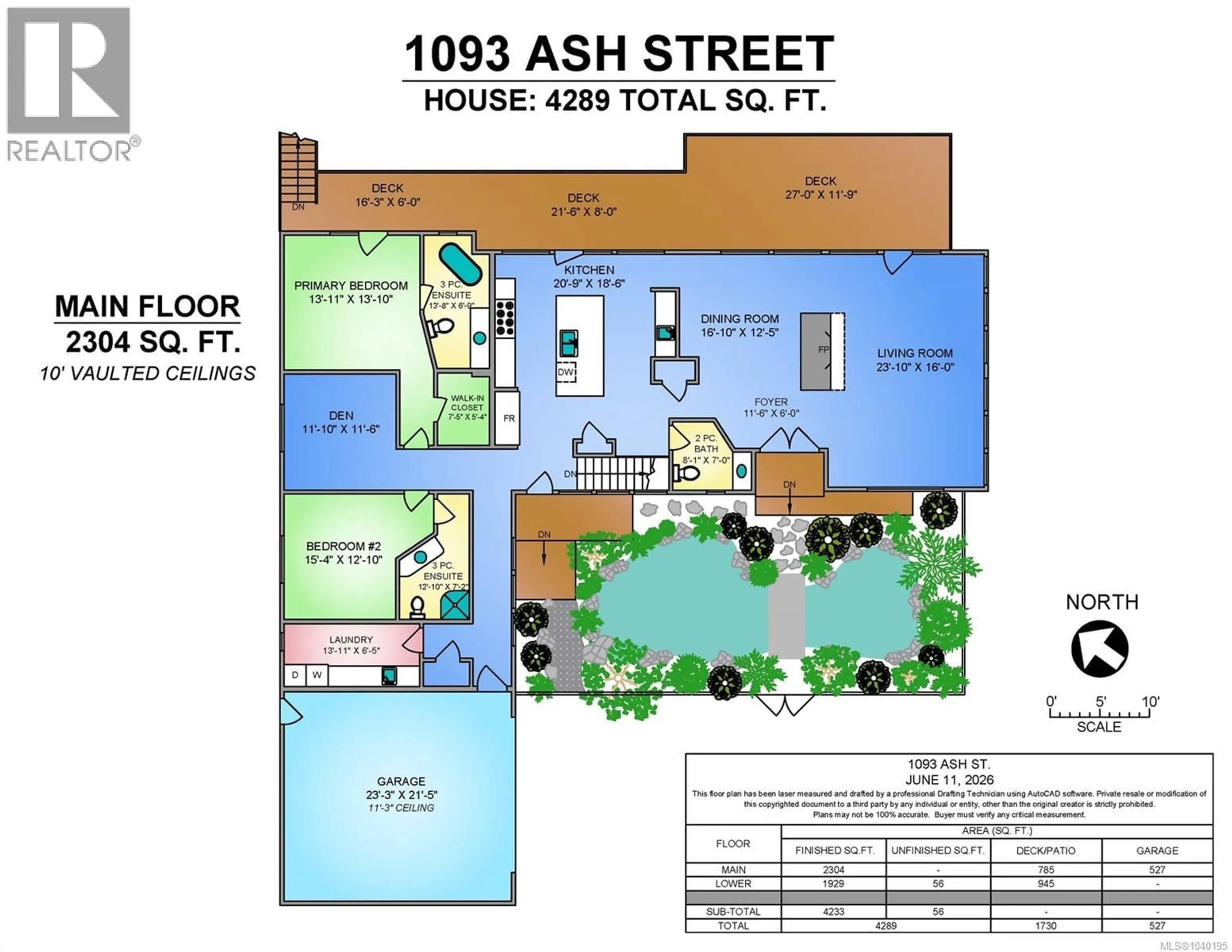 Floor plan for 1093 ASH STREET, Campbell River British Columbia V9W1G6