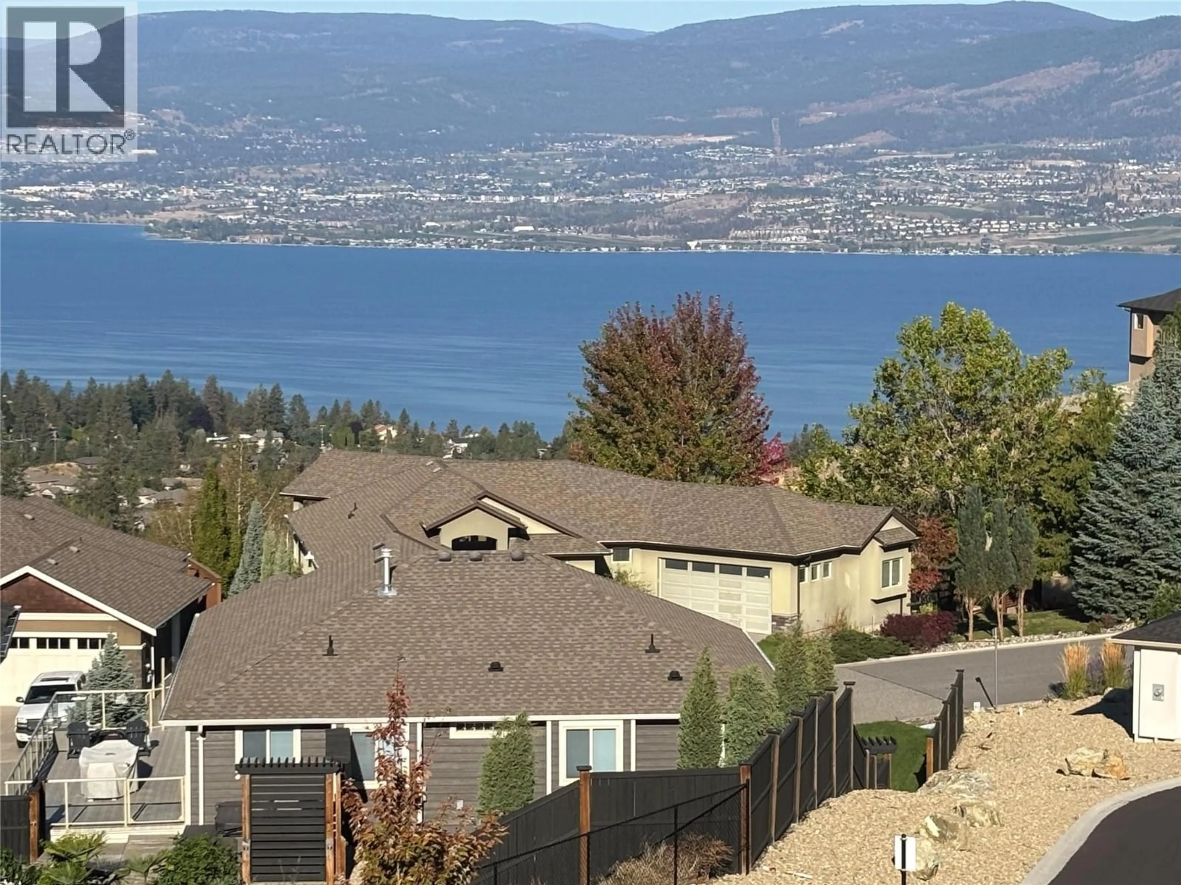 A pic from outside/outdoor area/front of a property/back of a property/a pic from drone, water/lake/river/ocean view for 11 - 796 KUIPERS CRESCENT, Kelowna British Columbia V1W0C2